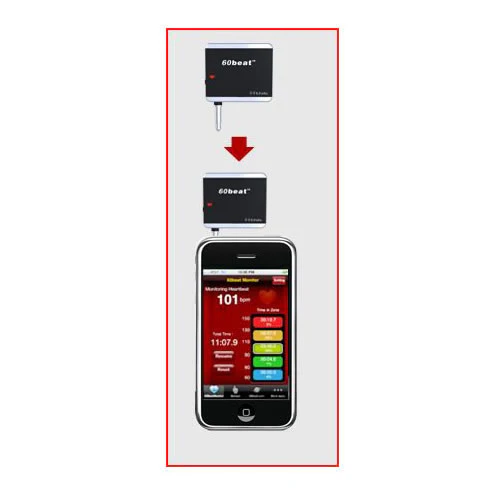 60beat Heart Rate RX Receiver/ Dongle für iPhone inkl. Brustgurt - Image 3