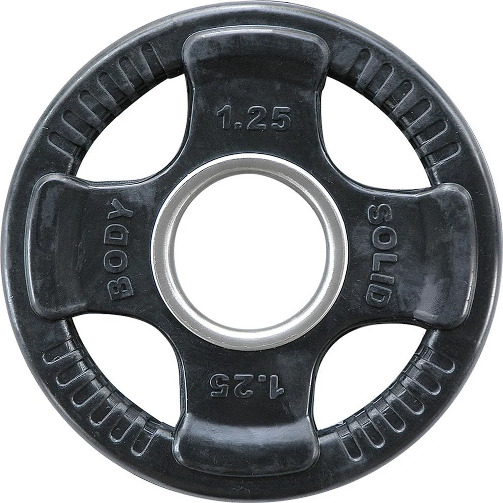 Body-Solid Rubber 4 Grip Olympische Hantelscheiben - Image 3