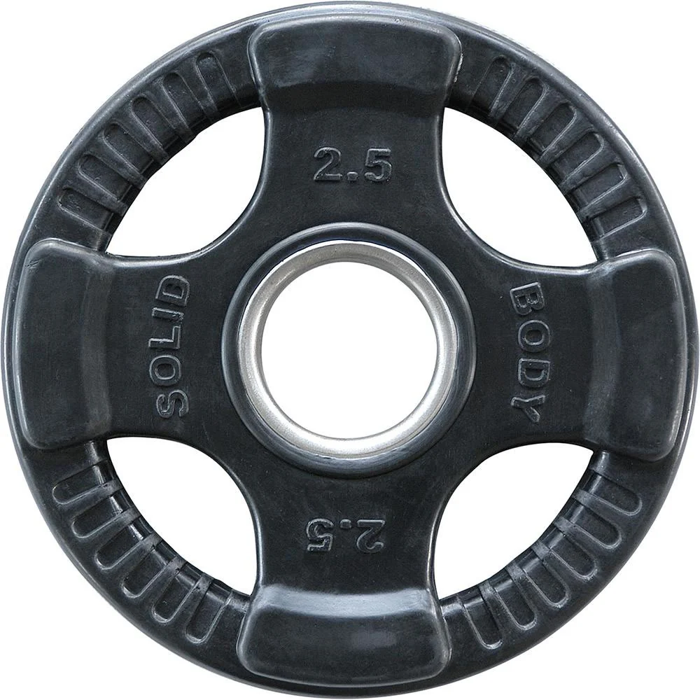 Body-Solid Rubber 4 Grip Olympische Hantelscheiben - Image 4