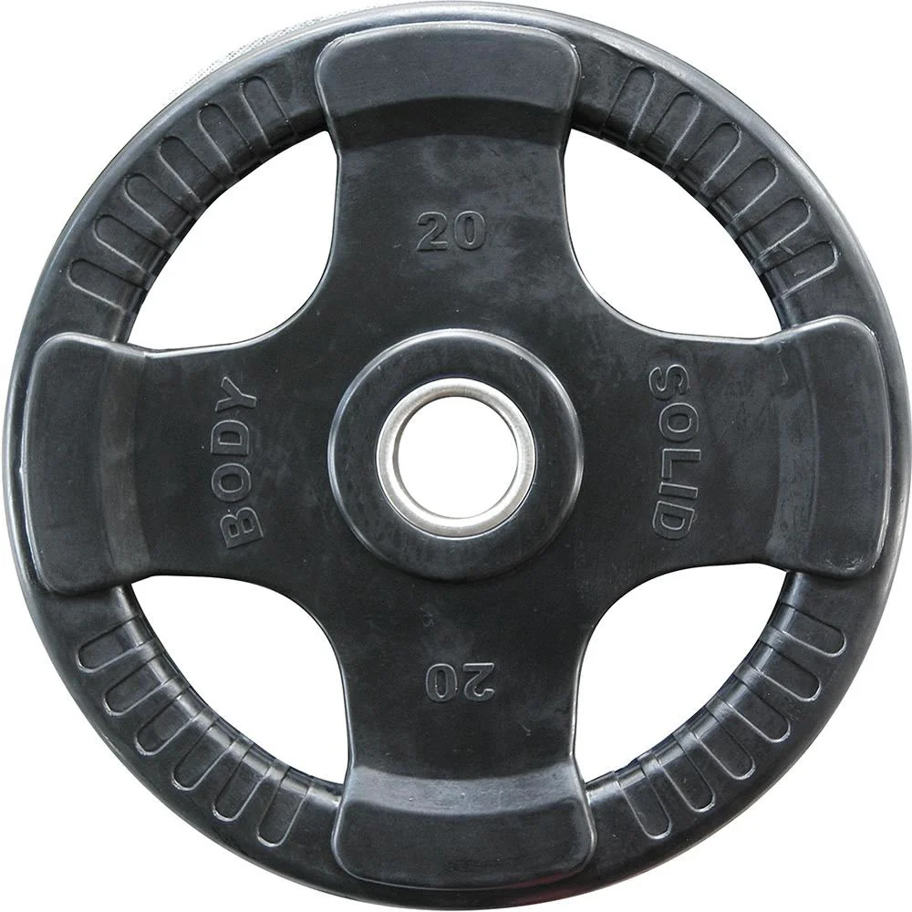 Body-Solid Rubber 4 Grip Olympische Hantelscheiben - Image 5
