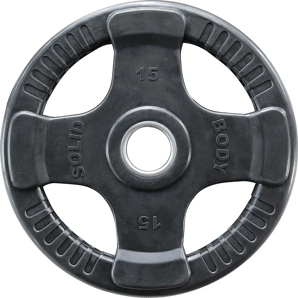 Body-Solid Rubber 4 Grip Olympische Hantelscheiben - Image 6
