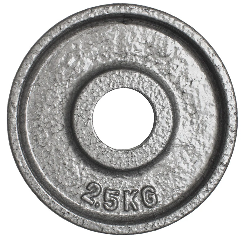 CARDIOfitness Olympia-Hantelscheibe Hammerschlag 50mm 2,5kg