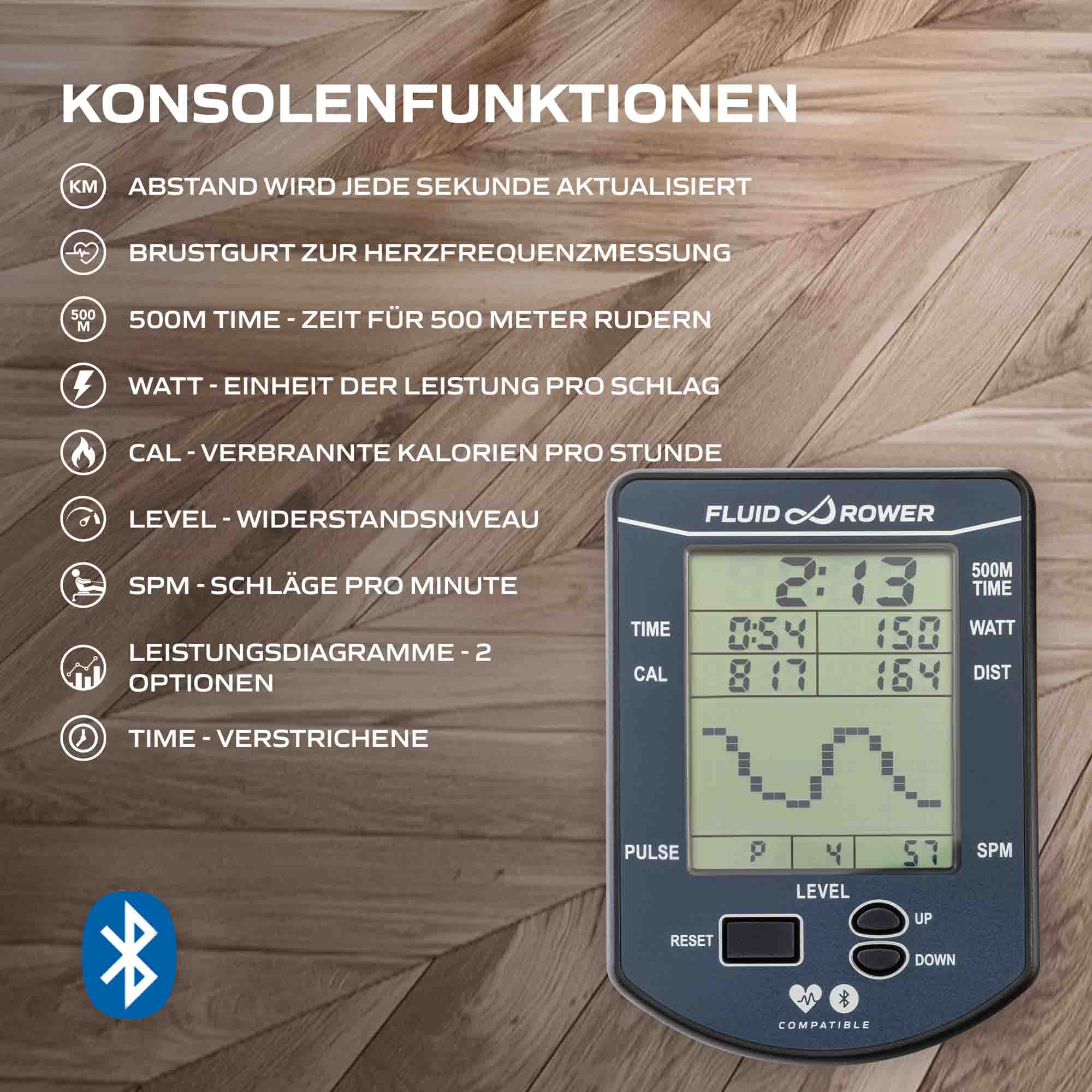 Fluid Rower Rudergerät Apollo V - Image 4