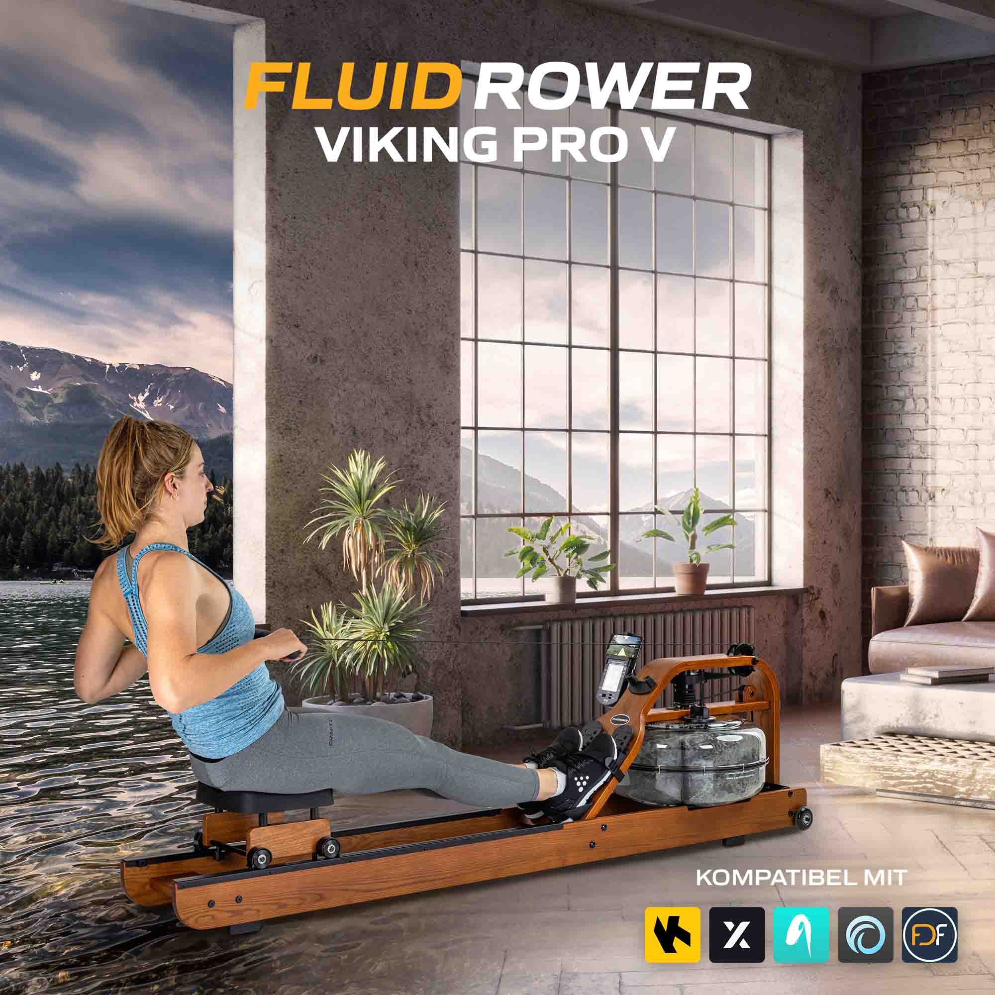 Fluid Rower Rudergerät Viking Pro V - Image 5