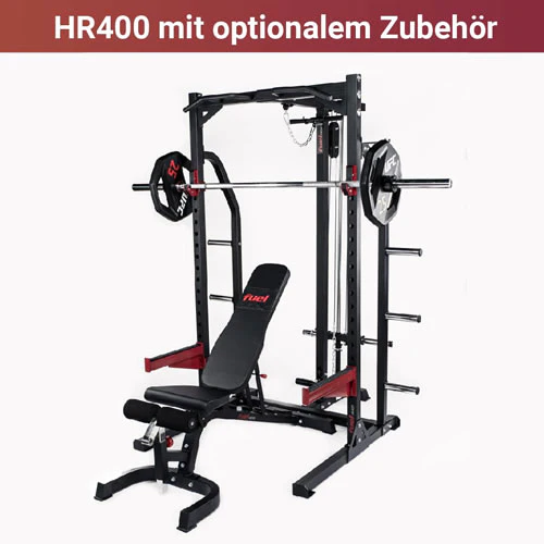 FUEL Fitness HR400 Half Cage mit Hantelscheibenständer - Image 8