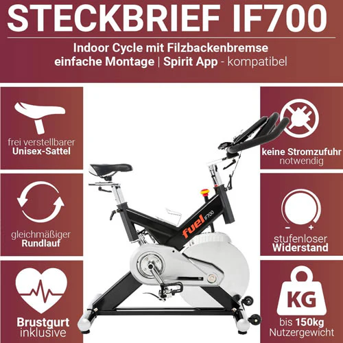 FUEL Fitness Indoor Cycle IF700 - Image 9