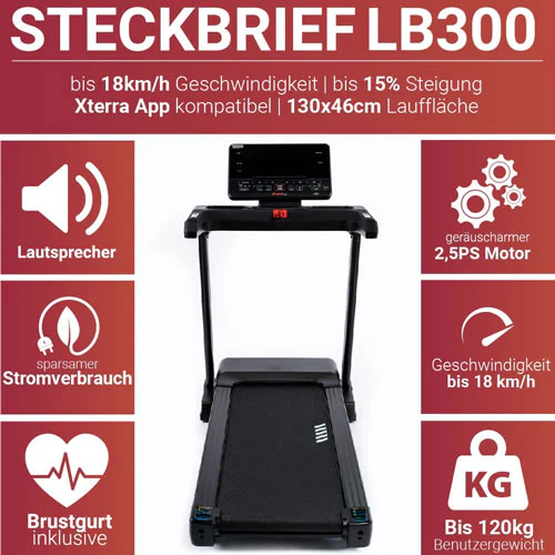 FUEL Fitness Laufband LB300 - Image 9
