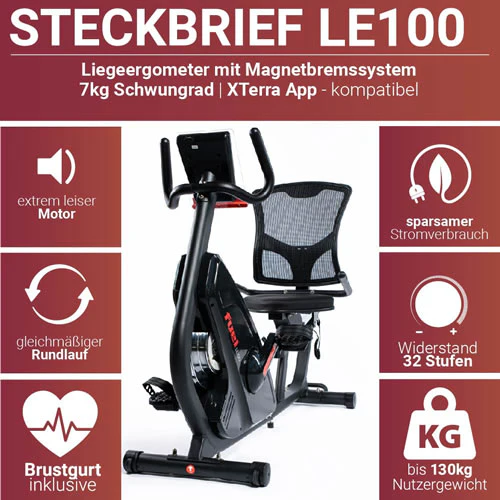 FUEL Fitness Liegeergometer LE100 - Image 2