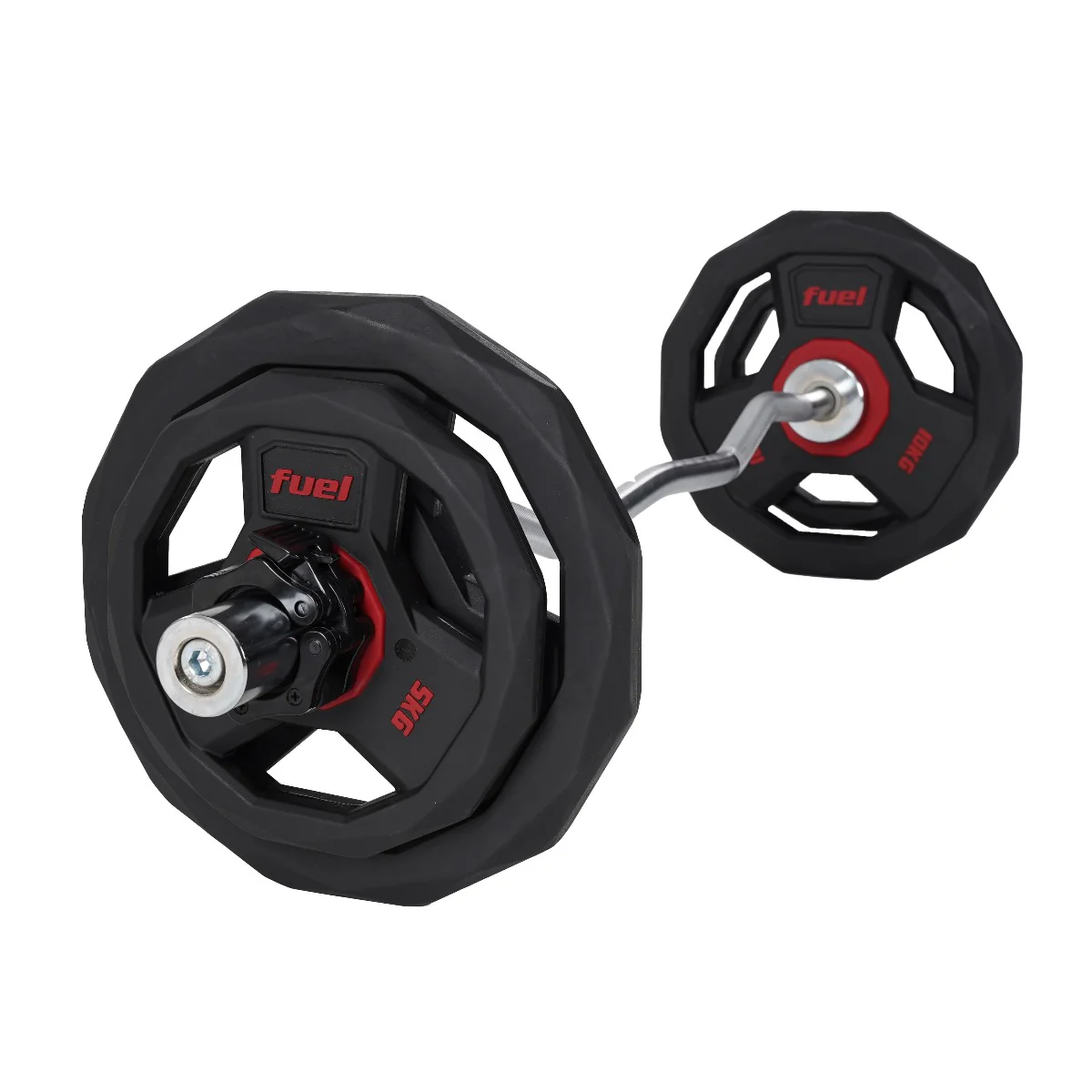 FUEL Fitness Olympia SZ Curlstange 120cm inkl. Schnellverschlüsse - Image 5