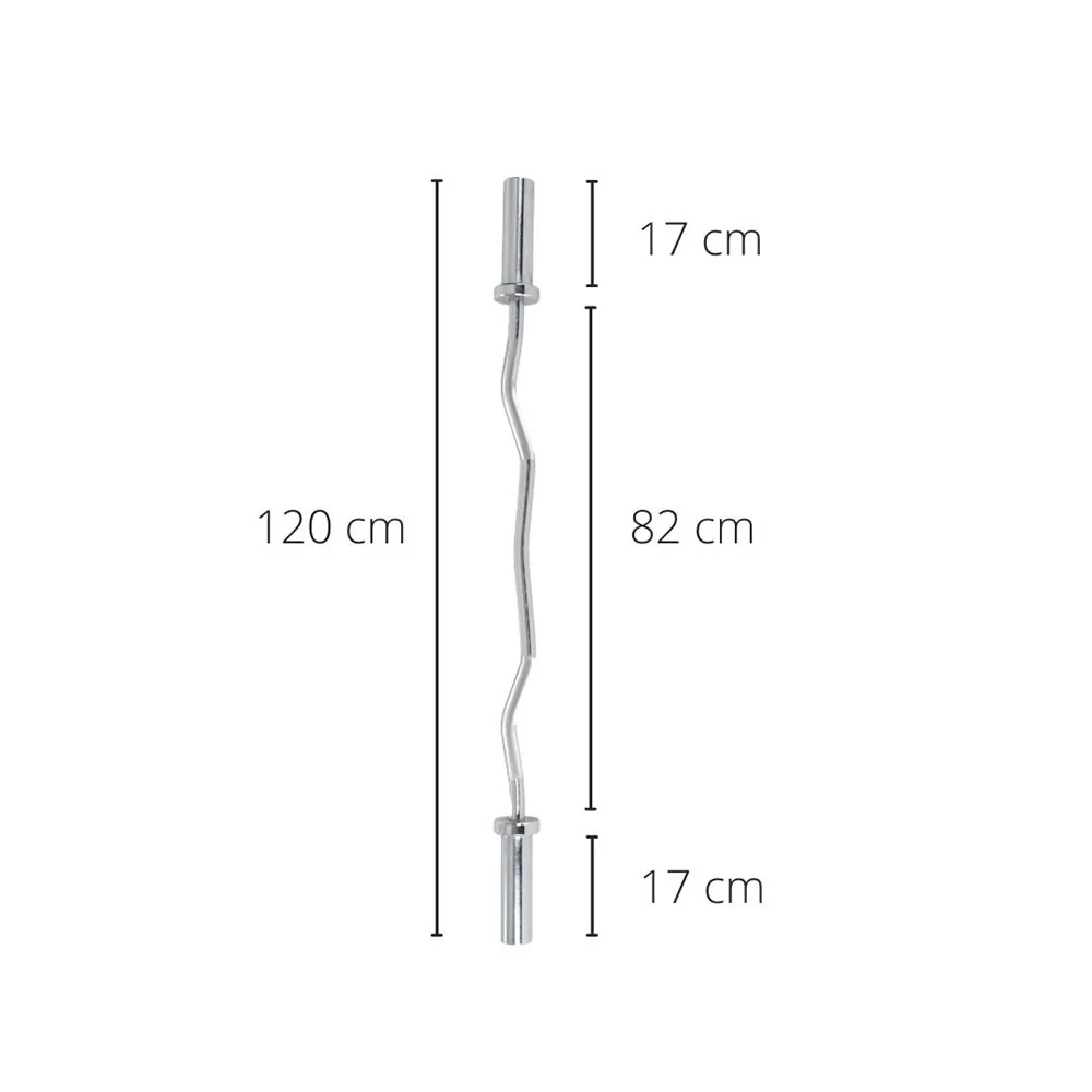 FUEL Fitness Olympia SZ Curlstange 120cm inkl. Schnellverschlüsse - Image 6