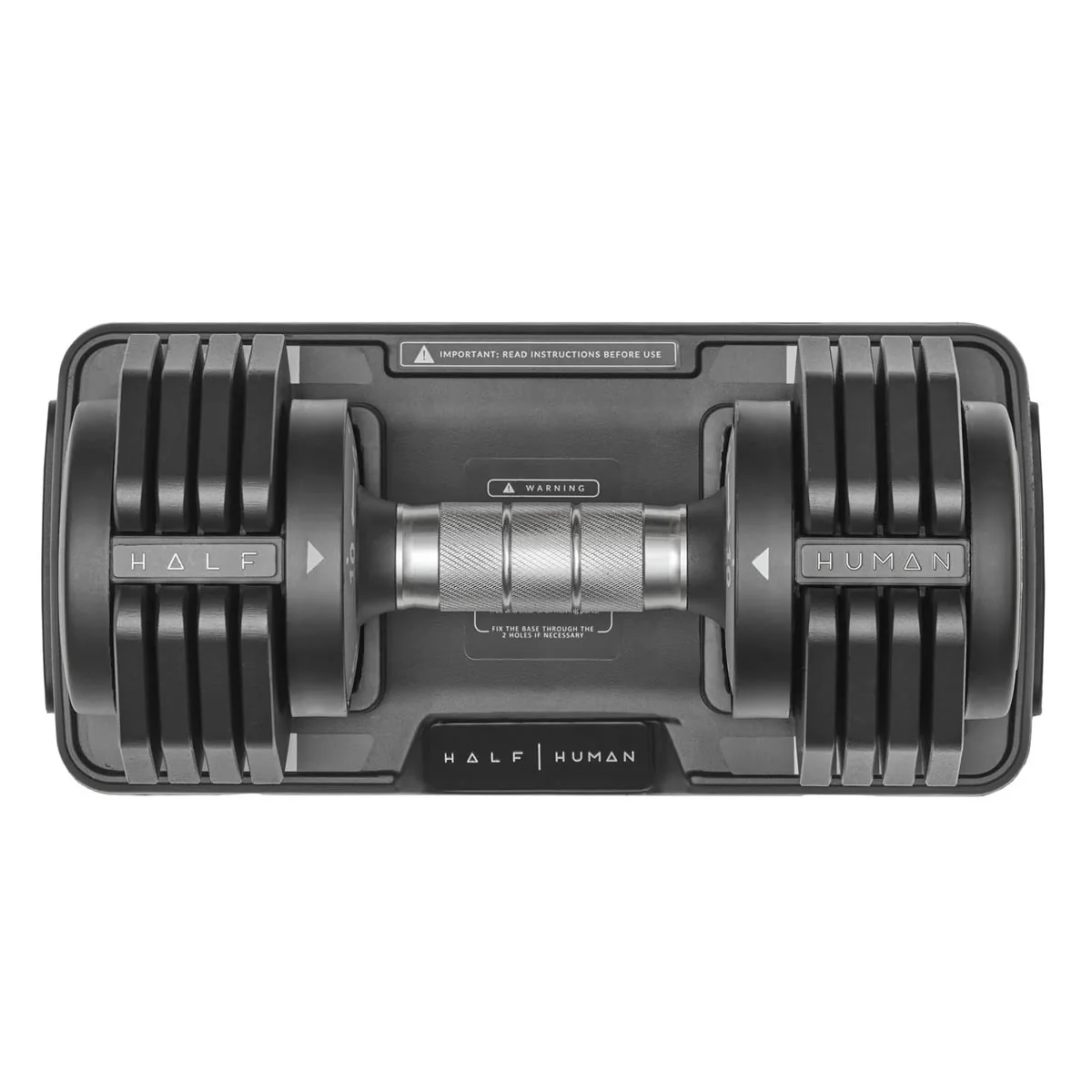 Half Human 2x 10kg verstellbare Hantel Set - Image 7