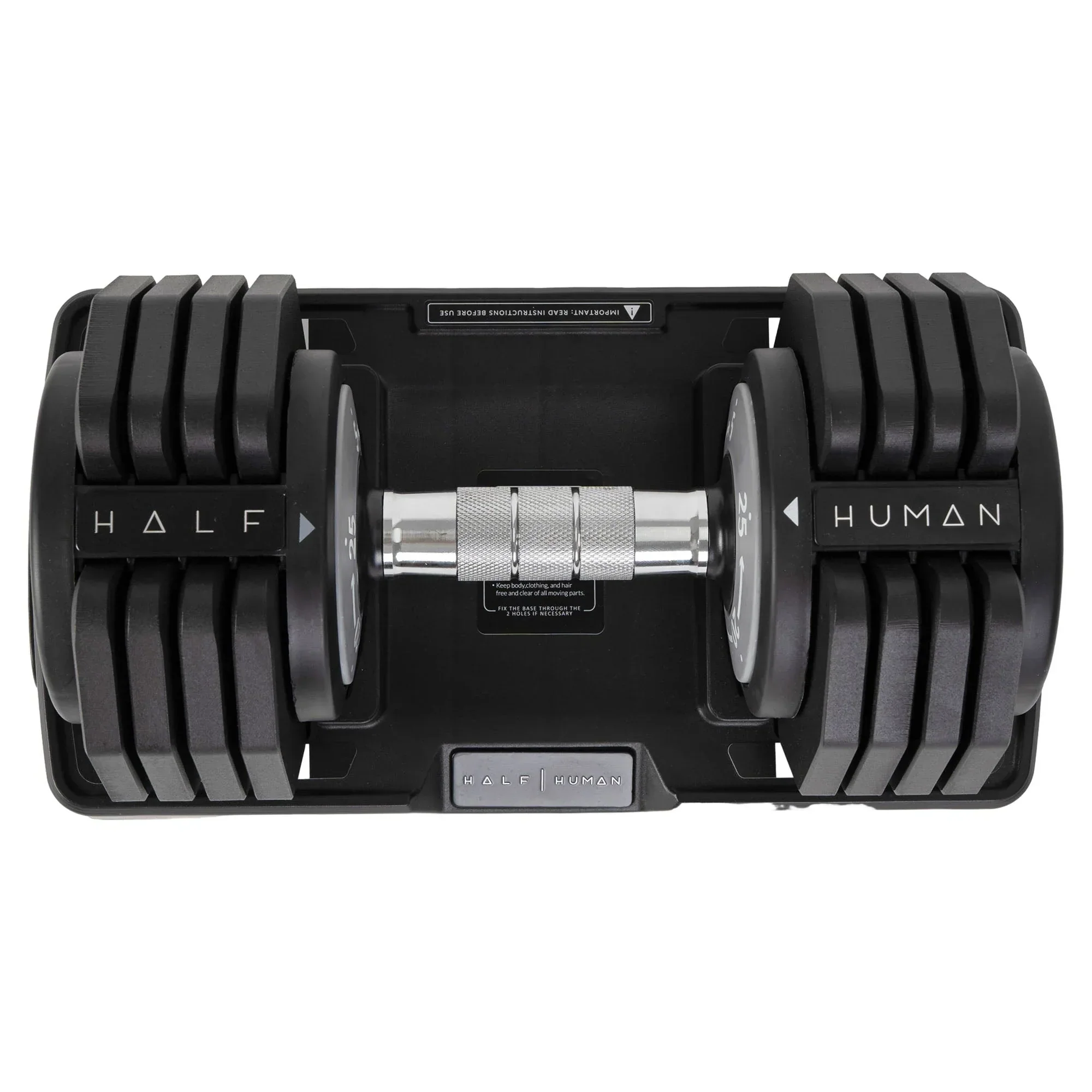 Half Human 25 kg verstellbares Hantel-Set mit Hantelständer - Image 10
