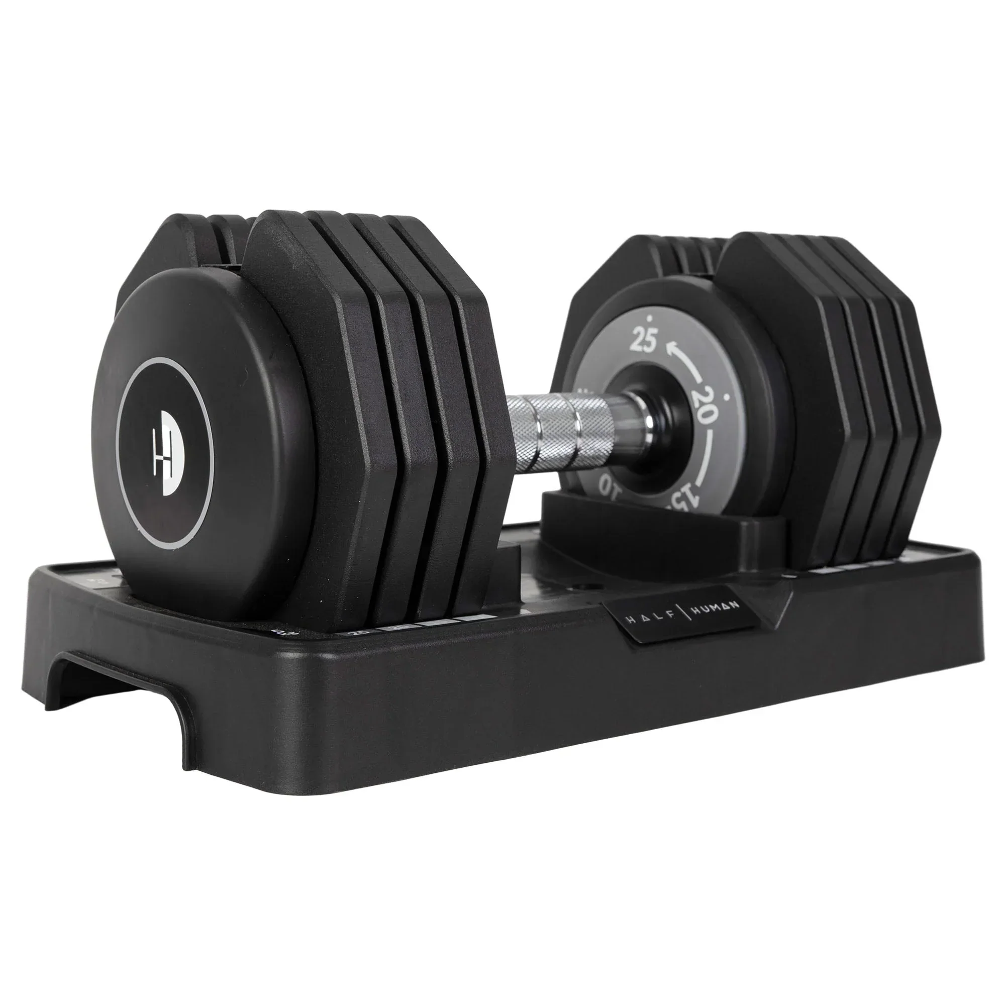 Half Human 25 kg verstellbares Hantel-Set mit Hantelständer - Image 11
