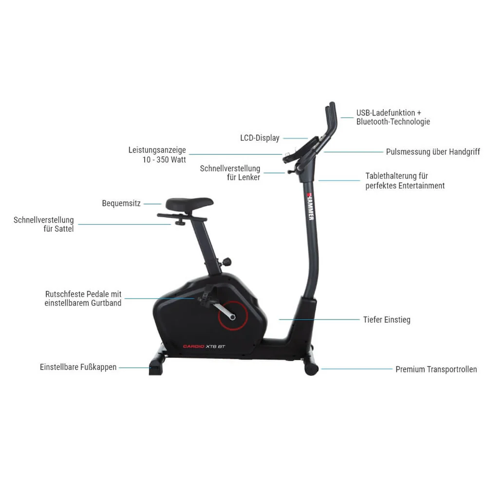 Hammer Ergometer Cardio XT6 BT - Image 3