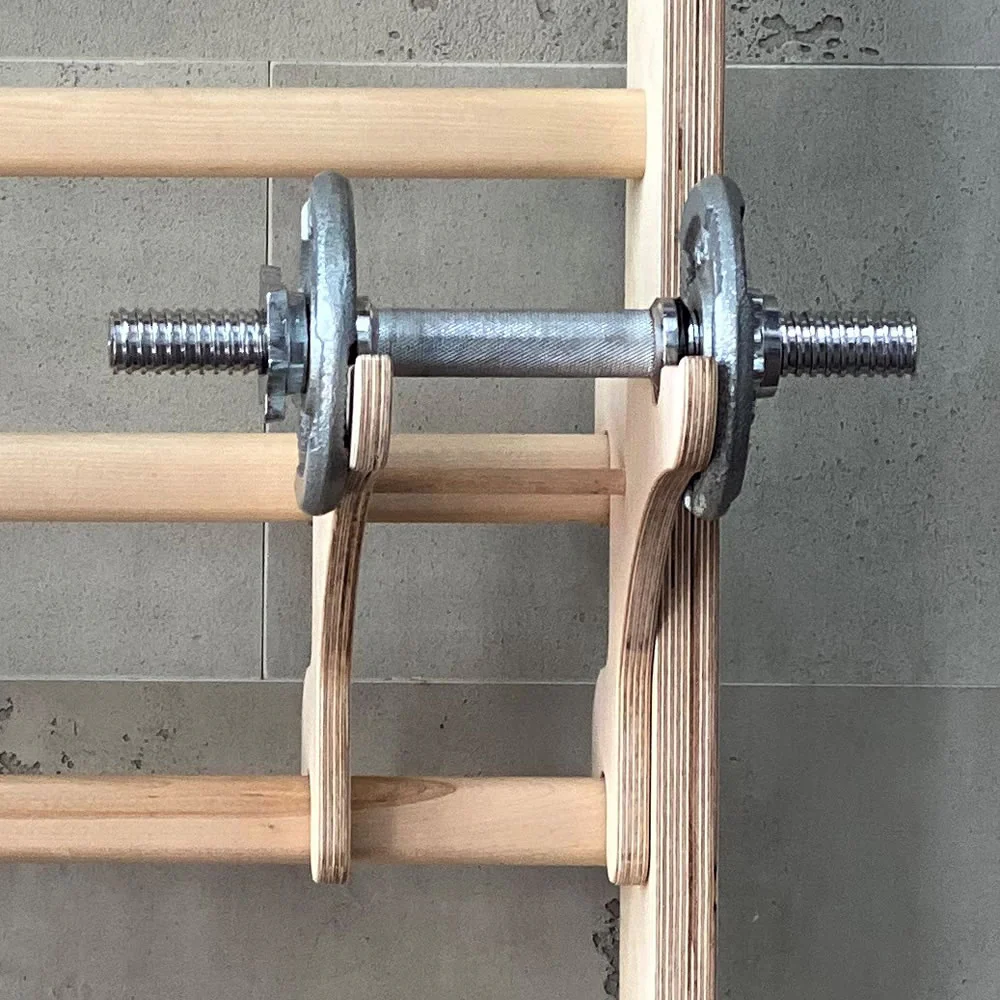 Heimholz Hantelhalter für Sprossenwand - Image 5