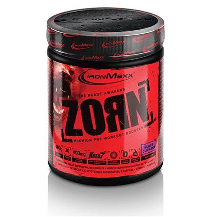 IronMaxx Trainingsbooster Zorn Pulver Black 480g - Image 2