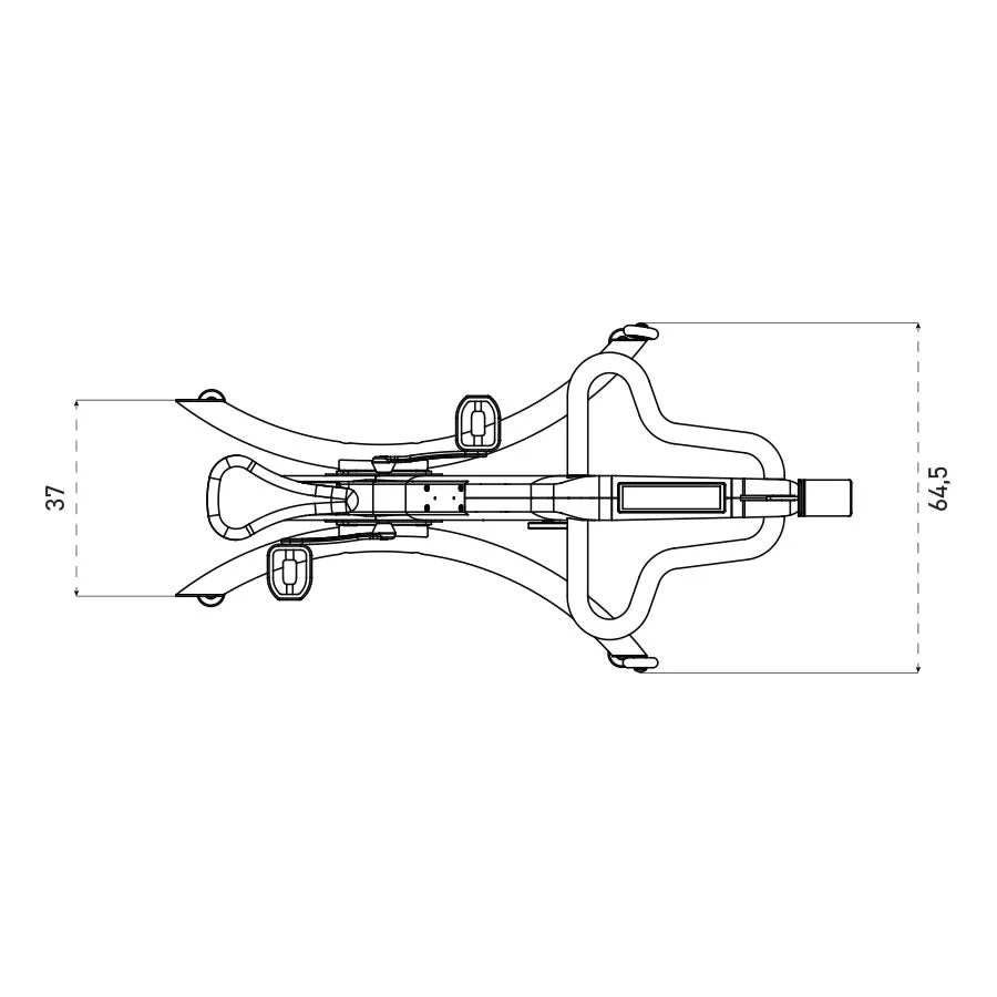 NOHRD Bike V.2 Eiche Vintage Fahrradergometer - Image 7