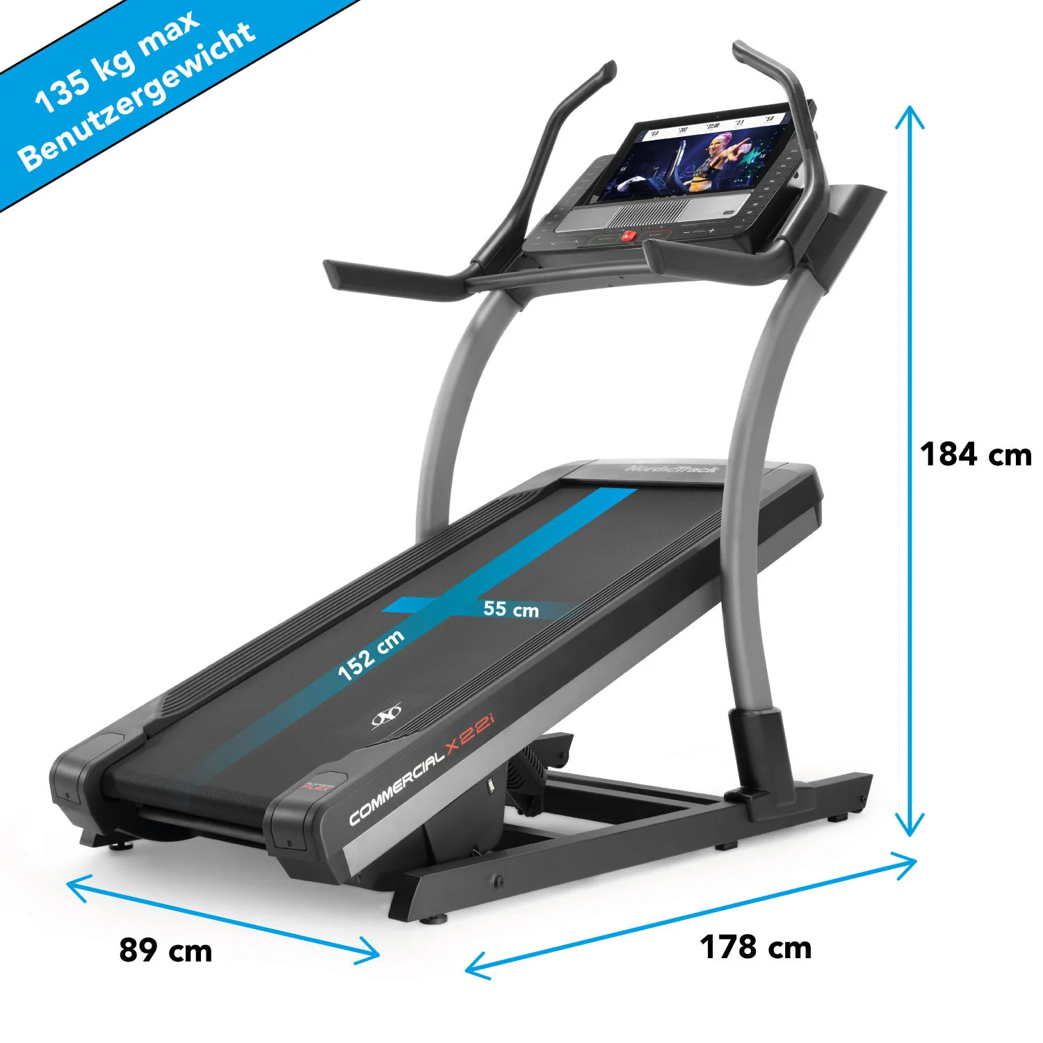 NordicTrack Incline Laufband Commercial x22i - Image 3