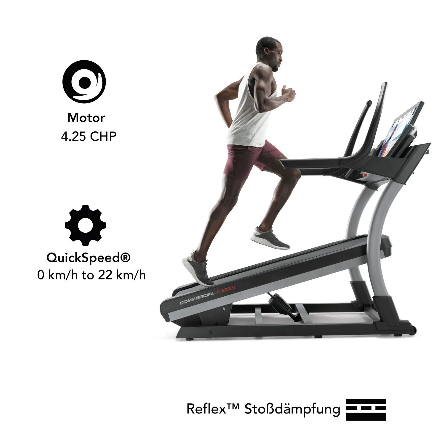 NordicTrack Laufband Commercial x32i Incline - Image 5