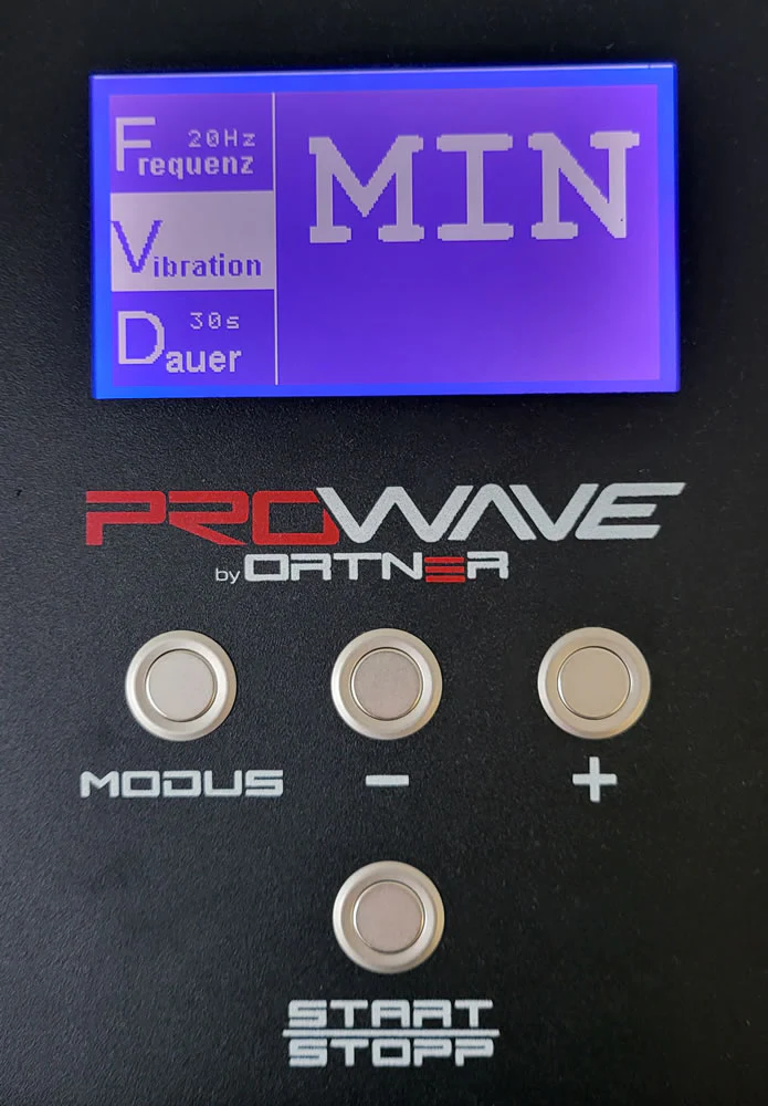 Prowave Vibrationsplatte 9.0 by Ortner Ausstellergerät - Image 8
