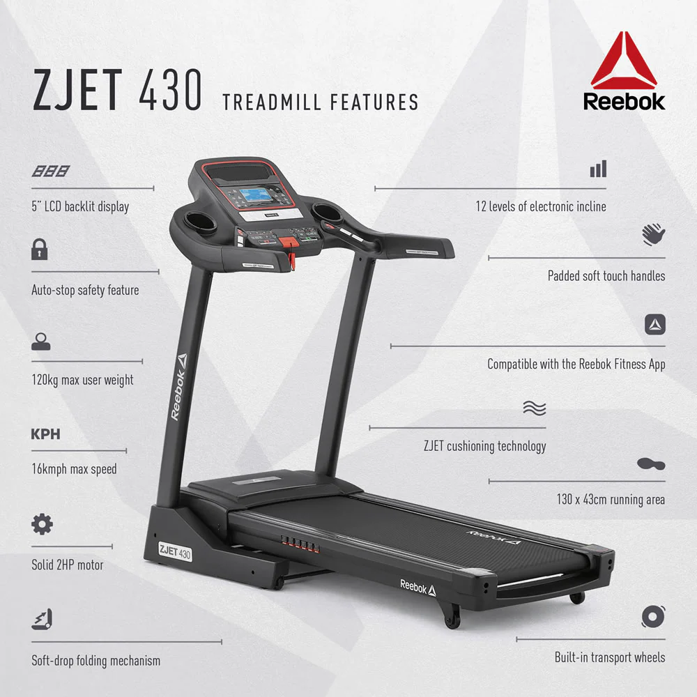 Reebok ZJET 430 Bluetooth Laufband - Image 6
