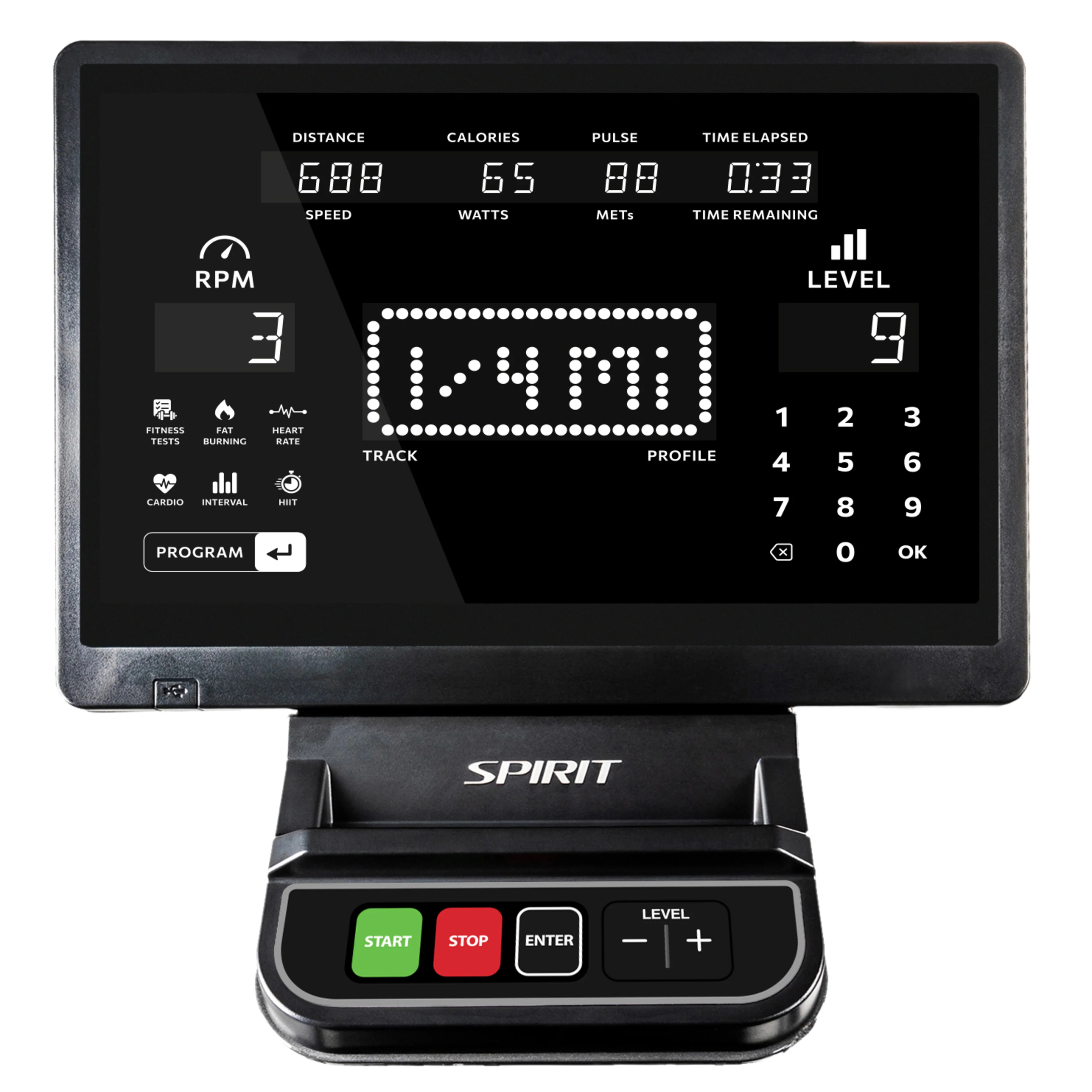 Spirit Fitness CE980 Ellipsentrainer - Image 7