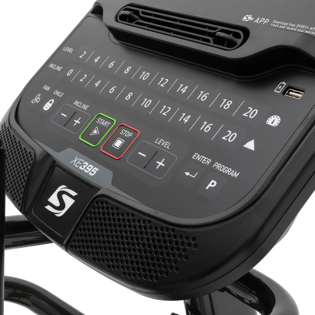 Spirit Fitness Crosstrainer XE395 Black - Image 5