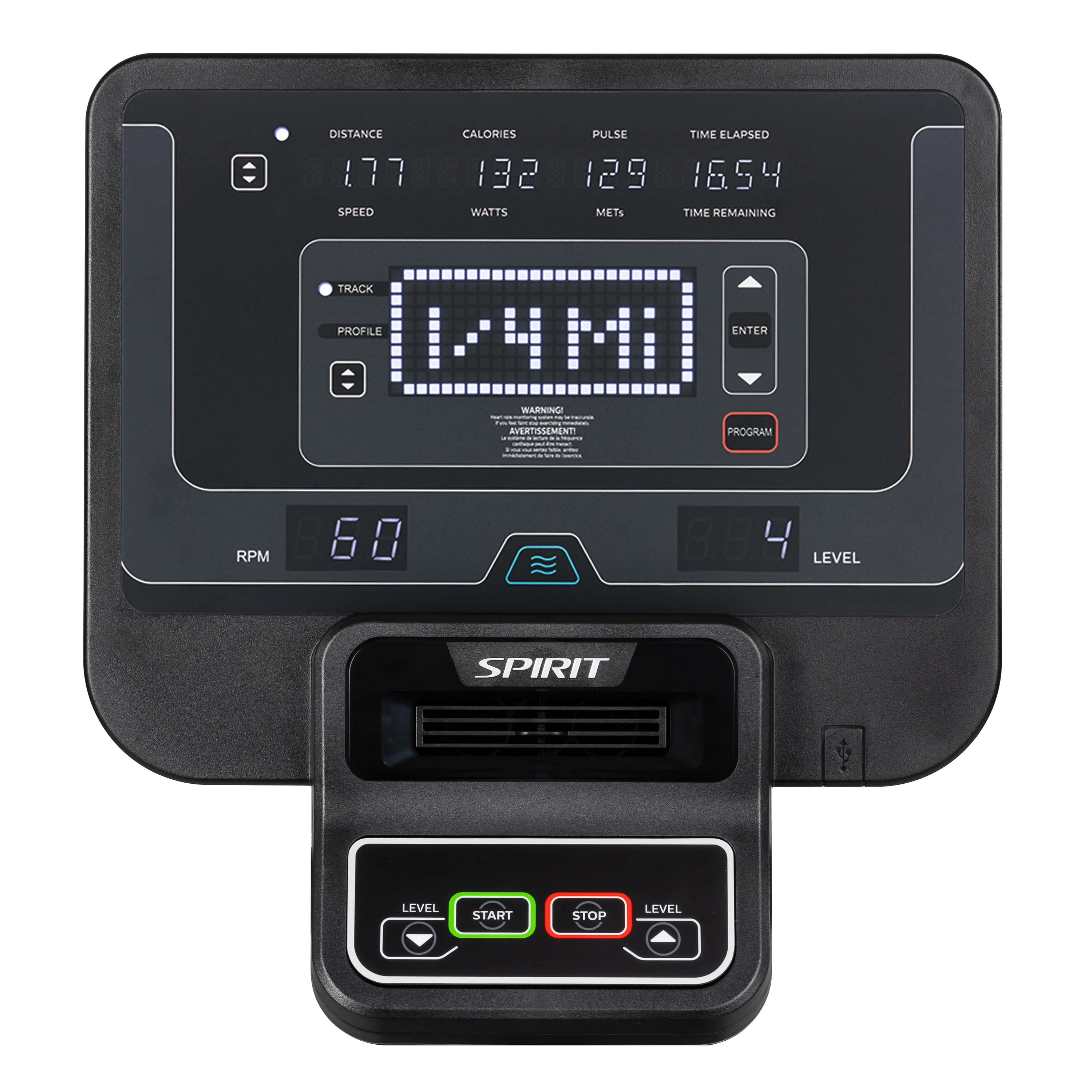 Spirit Fitness Crosstrainer CE800+ LED - Image 4