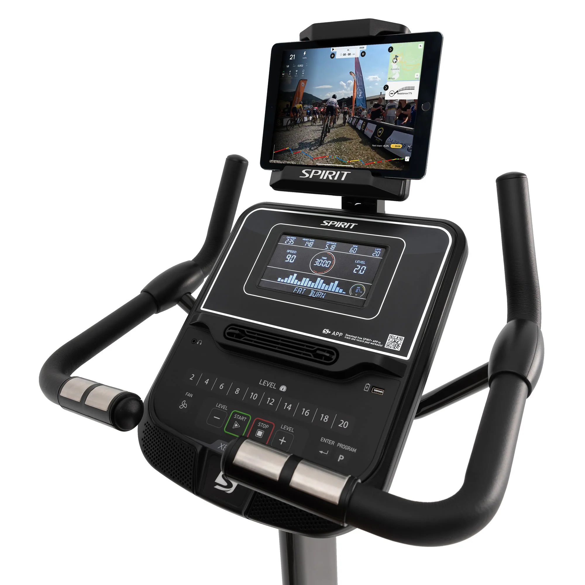 Spirit Fitness Ergometer XBU55 Black - Image 5