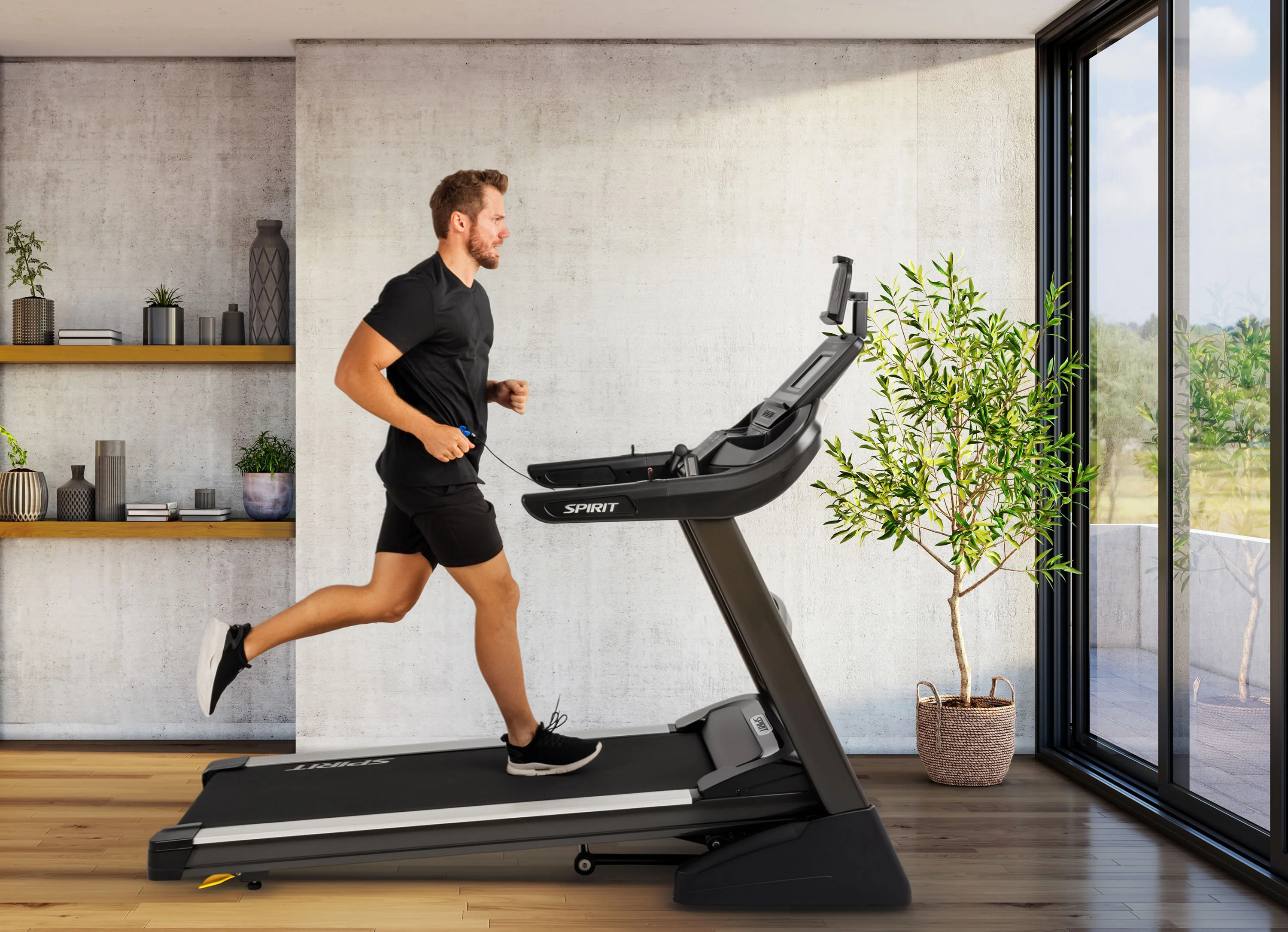 Spirit Fitness Laufband XT485 Black - Image 2