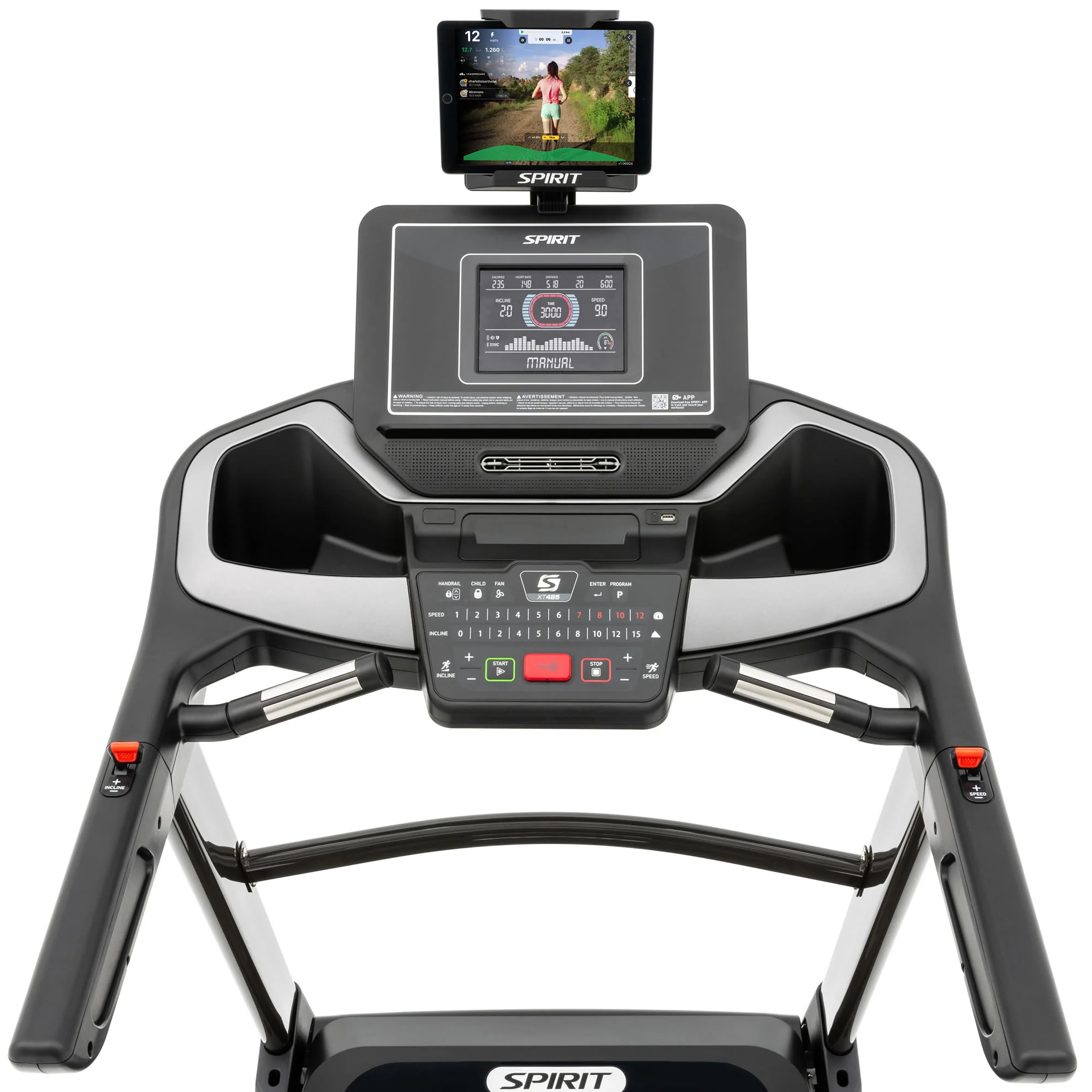 Spirit Fitness Laufband XT485 Black - Image 4
