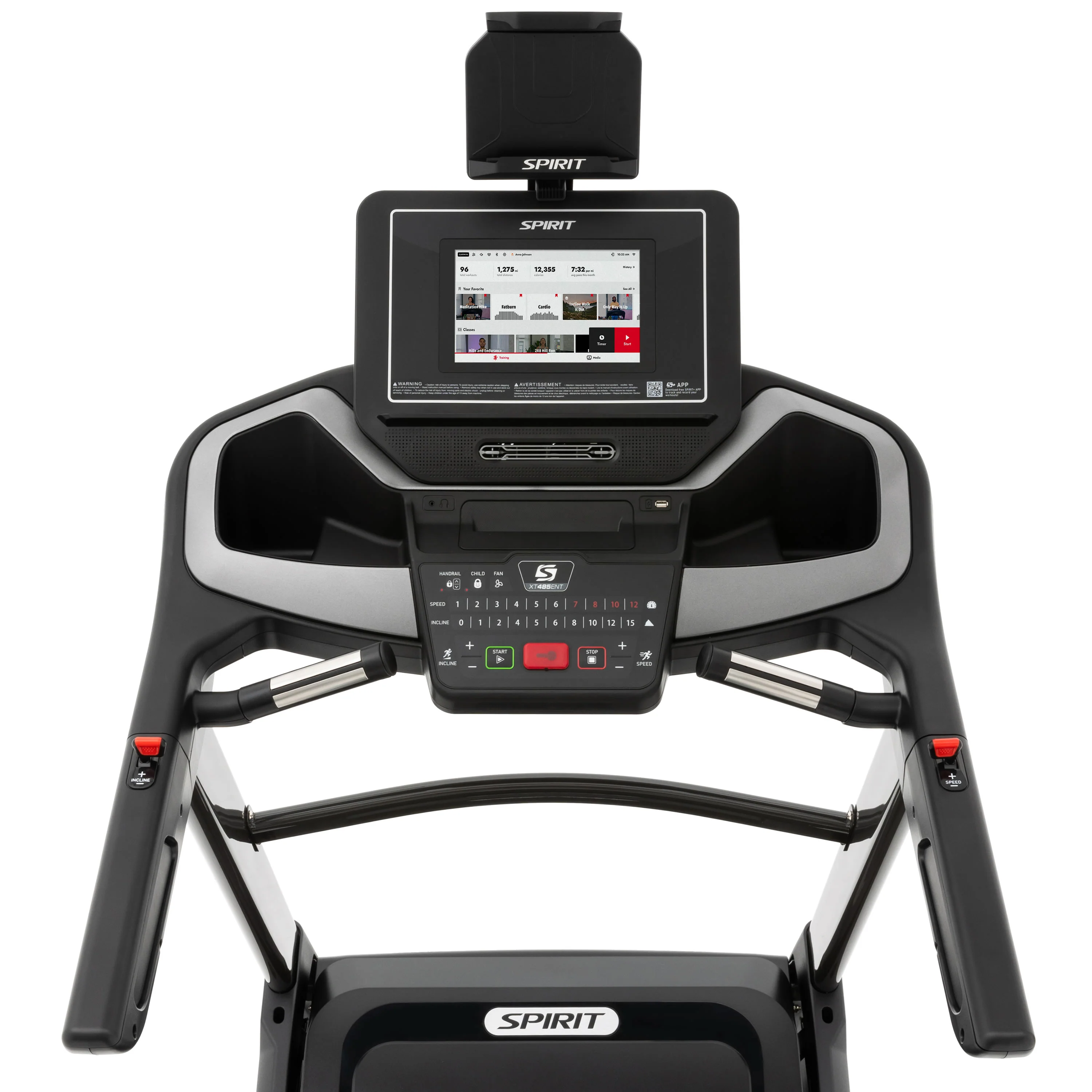 Spirit Fitness Laufband XT485 ENT Black - Image 4