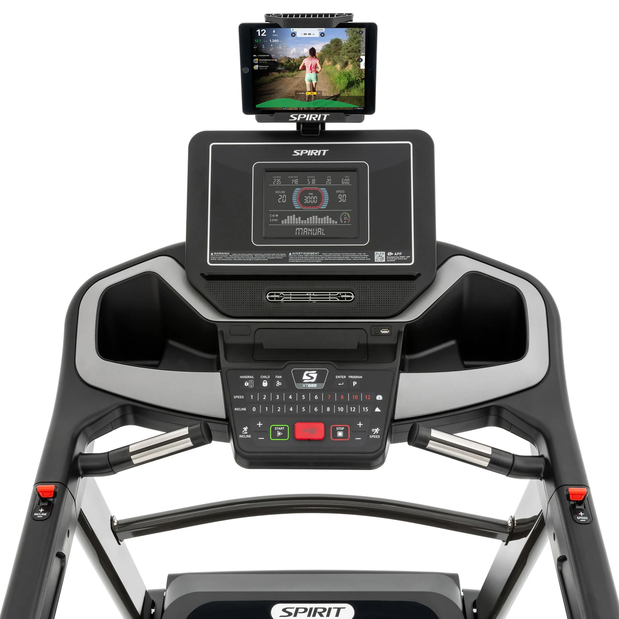 Spirit Fitness Laufband XT685 Black - Image 4