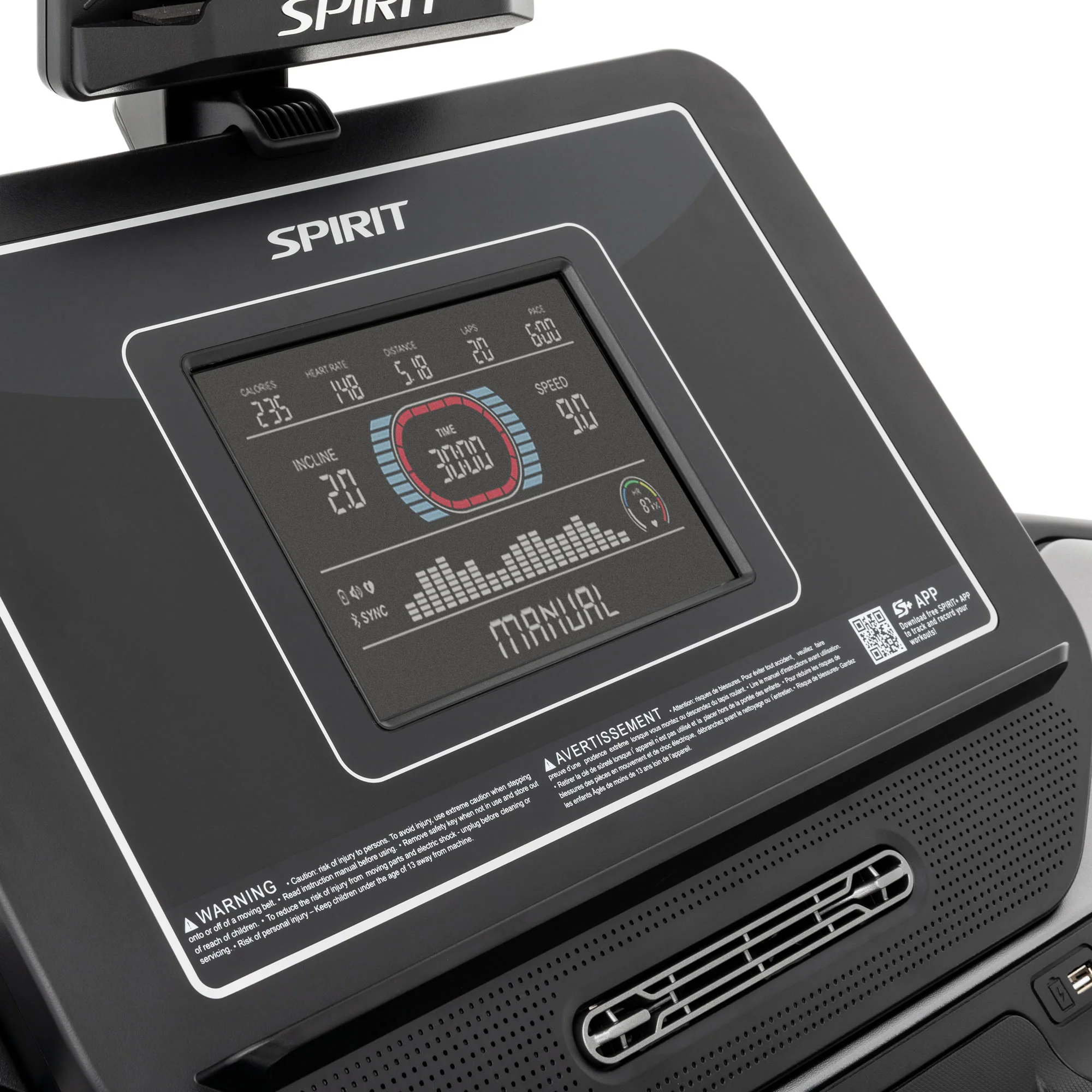 Spirit Fitness Laufband XT685 Black - Image 7