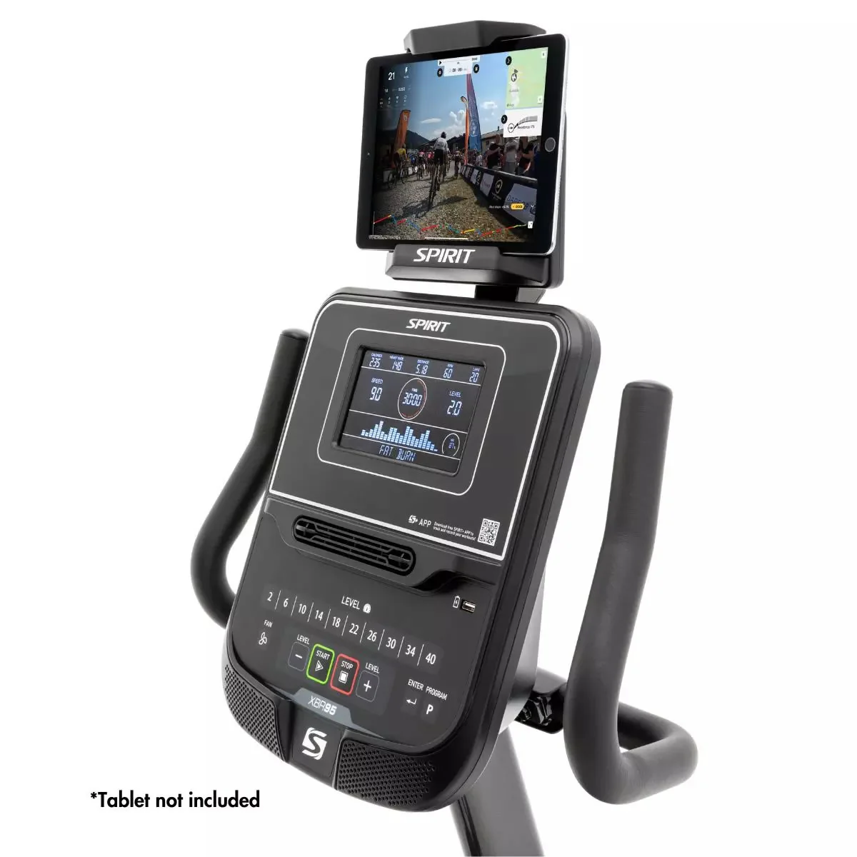 Spirit Fitness Liegeergometer XBR95 Black - Image 5