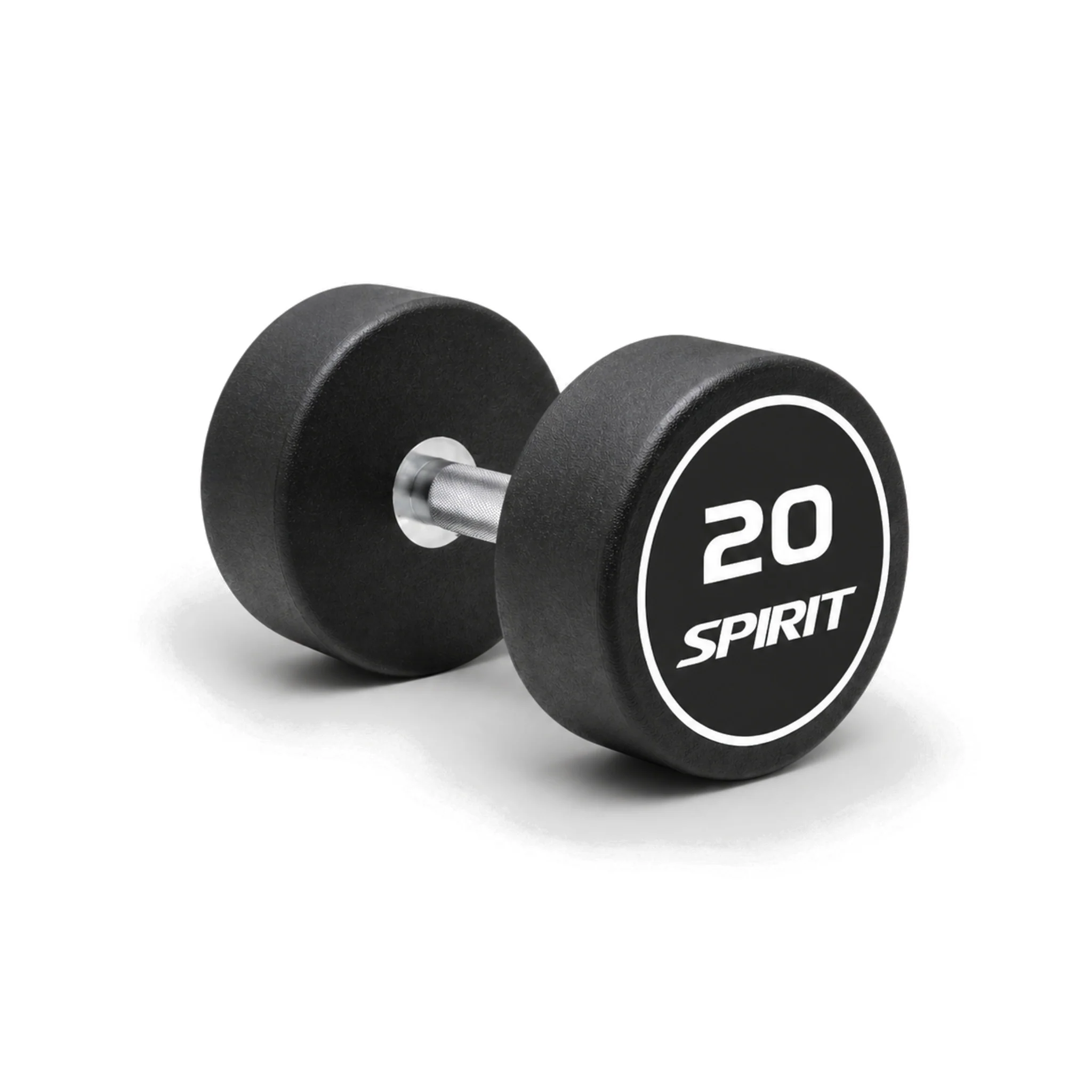 Spirit Fitness Round Rubber Kurzhantel - Image 11