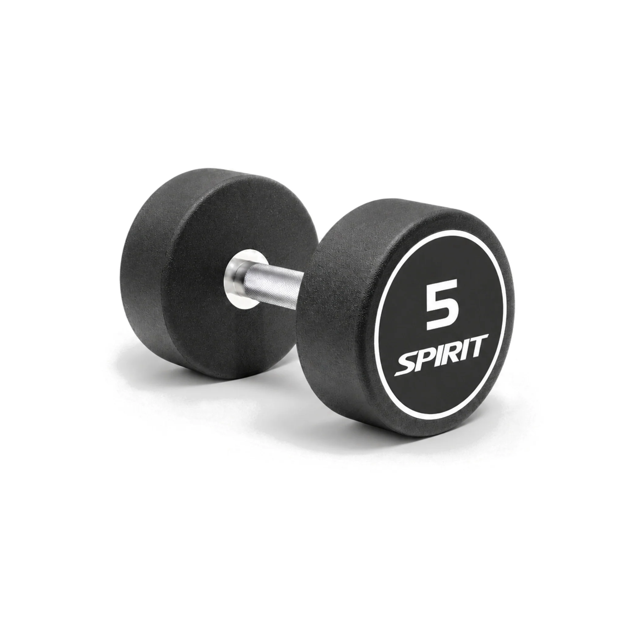Spirit Fitness Round Rubber Kurzhantel - Image 5