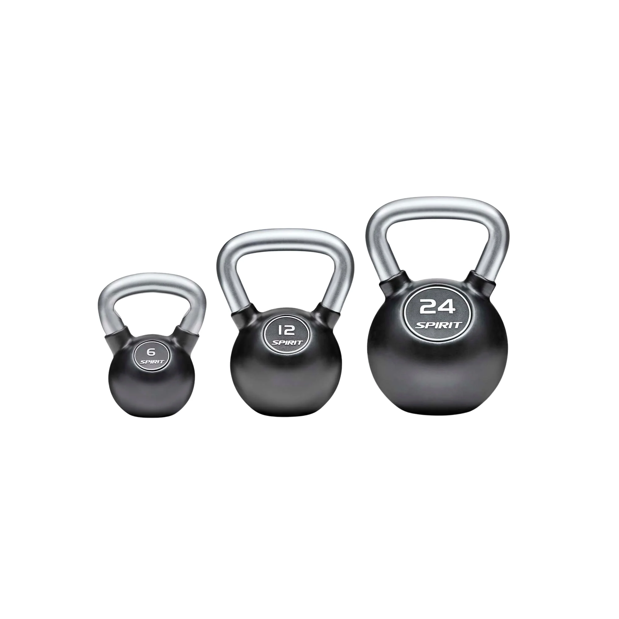 Spirit Fitness Rubber Encased Kettlebell Set inkl. Rack - Image 4