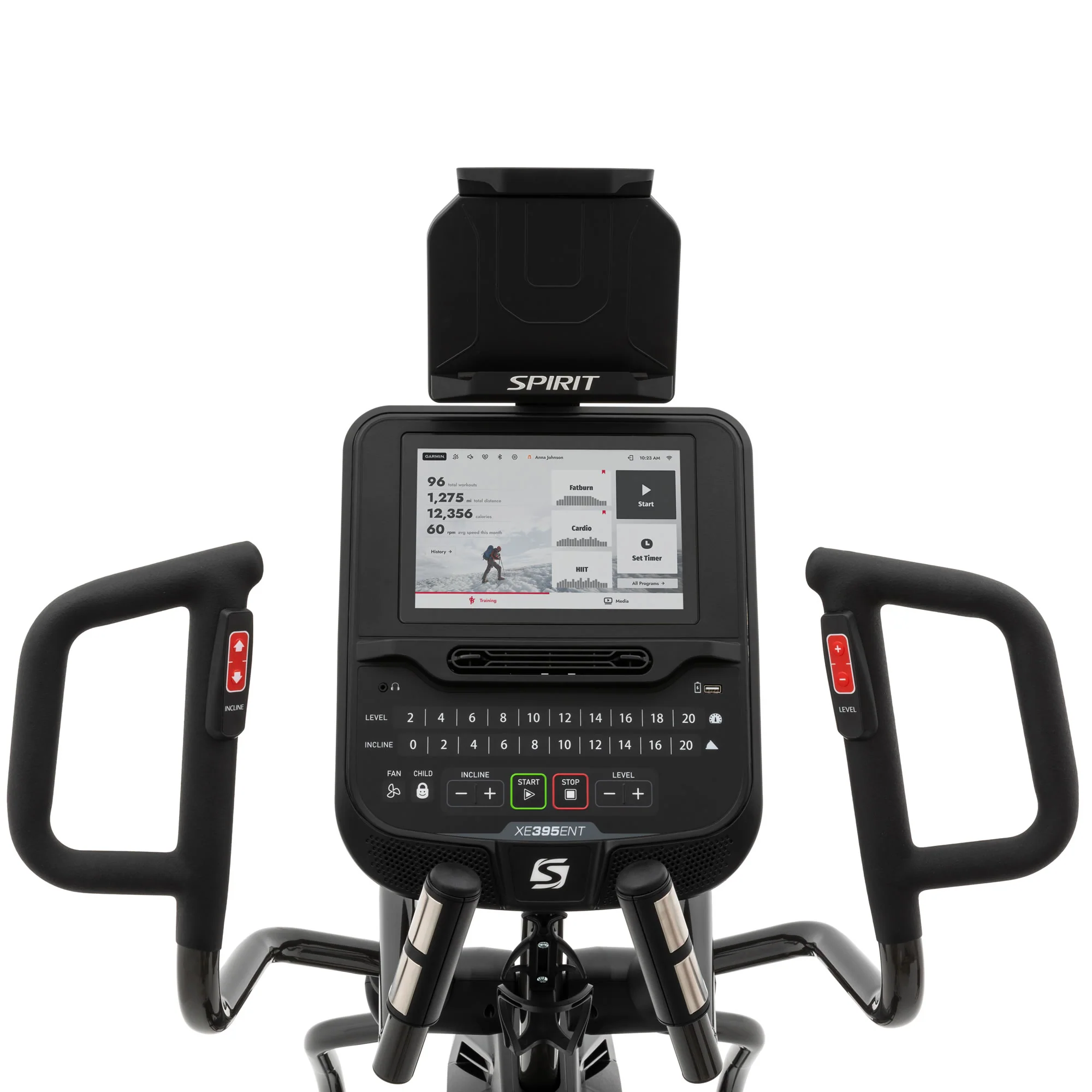 Spirit Fitness Crosstrainer XE395 ENT Black - Image 4