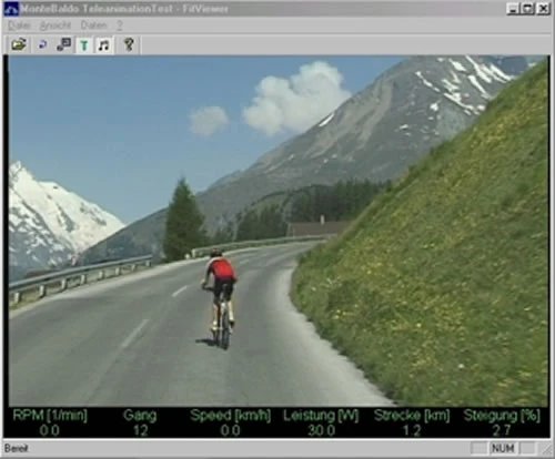 TeleAnimation Vitalis-FitViewer Basis-Set für Daum Premium Ergometer