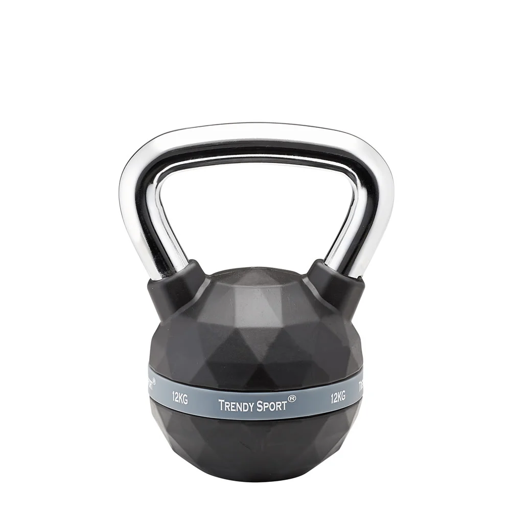 Trendy Exclusiv Kettlebell Chrom-Gummi 6-24kg - Image 5