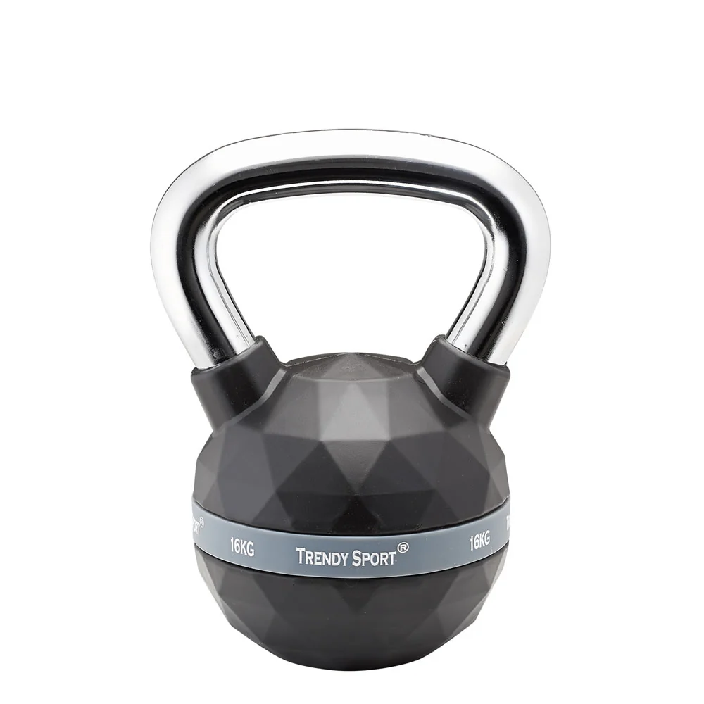 Trendy Exclusiv Kettlebell Chrom-Gummi 6-24kg - Image 6
