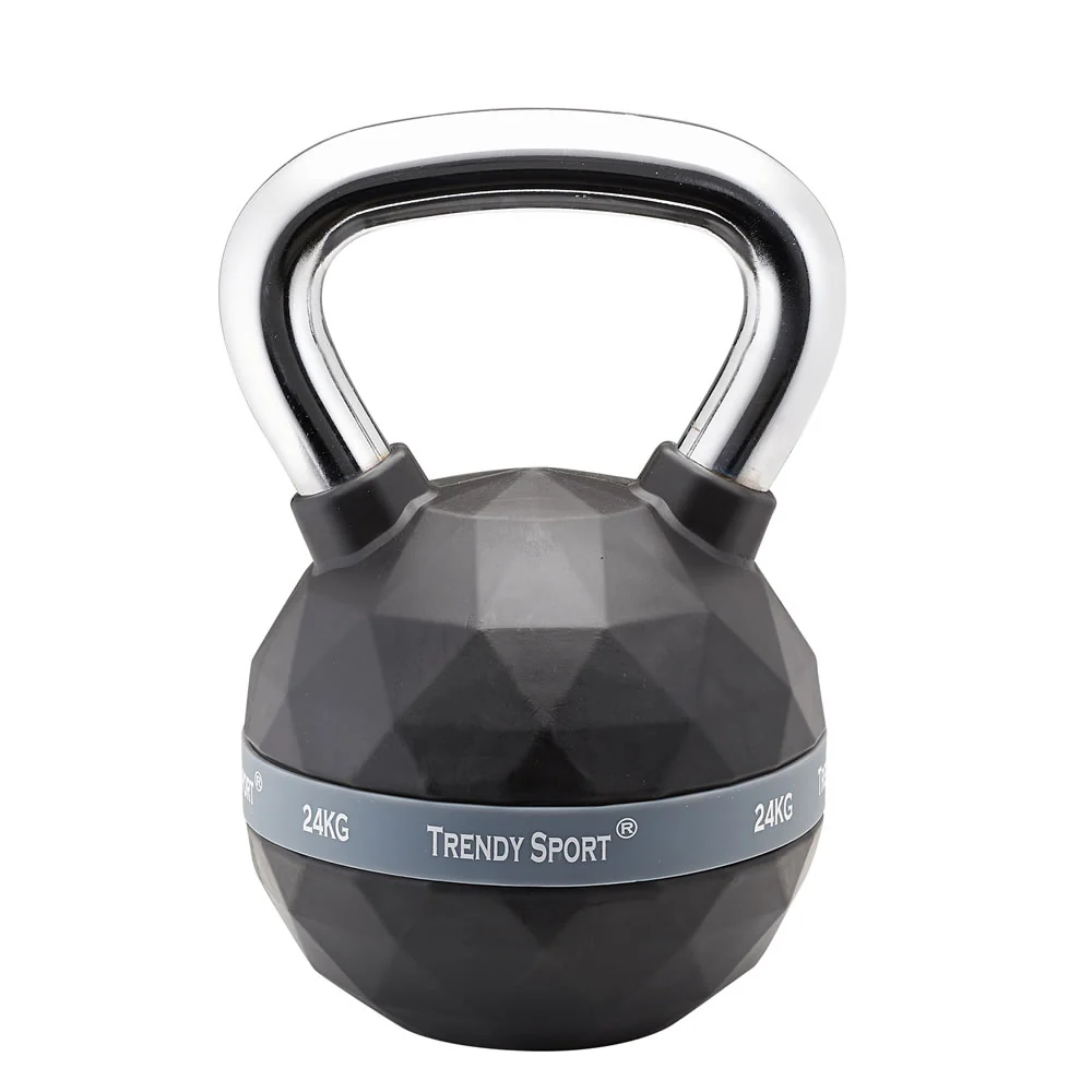 Trendy Exclusiv Kettlebell Chrom-Gummi 6-24kg - Image 7