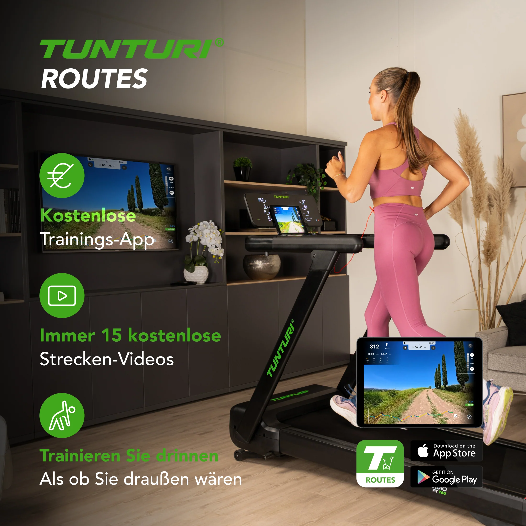 Tunturi Cardio Fit T60 Laufband - Image 5