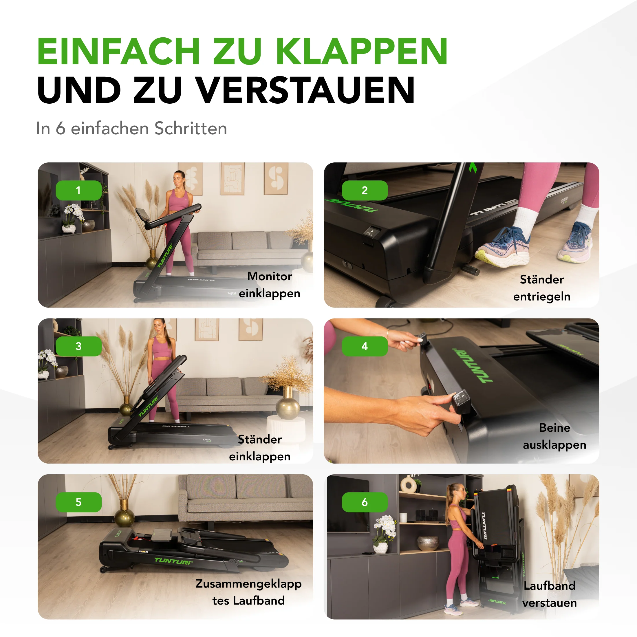 Tunturi Cardio Fit T60 Laufband - Image 7