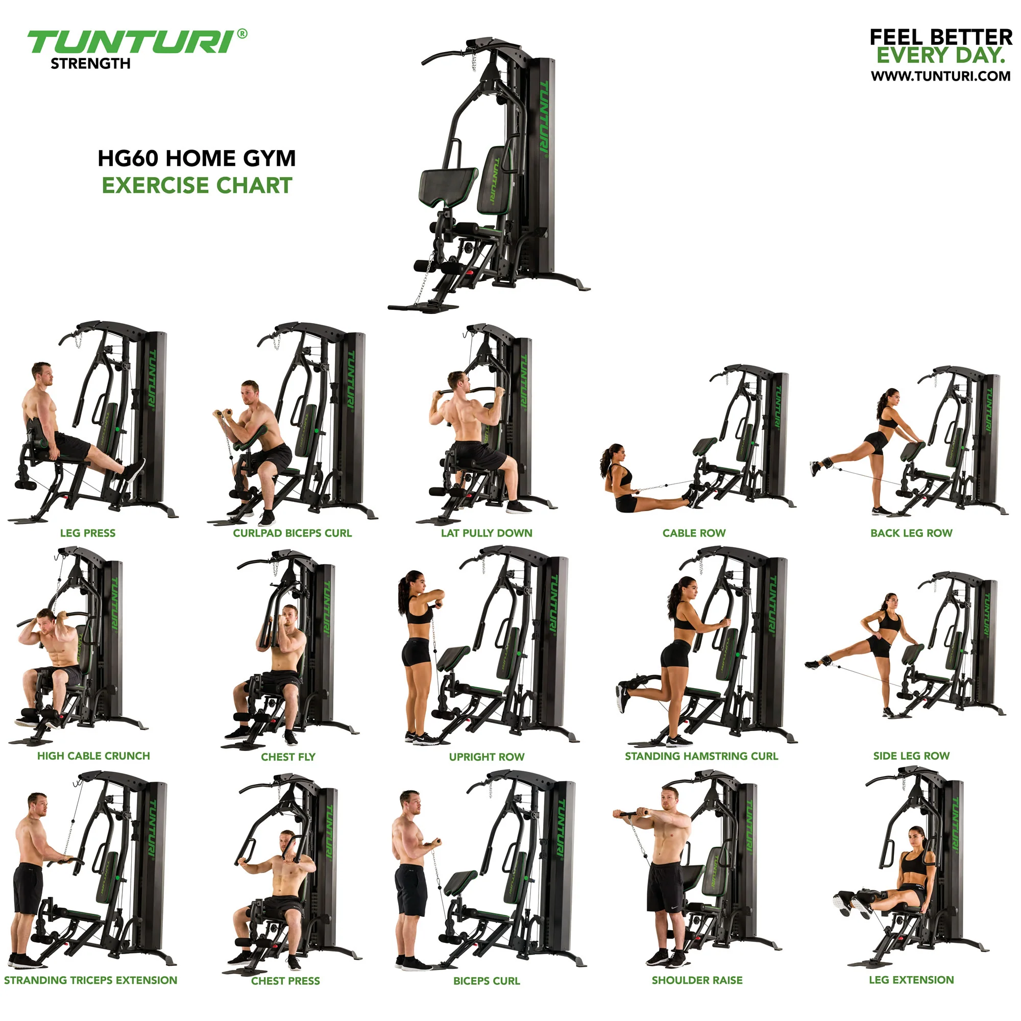 Tunturi Kraftstation HG60 Home Gym - Image 4