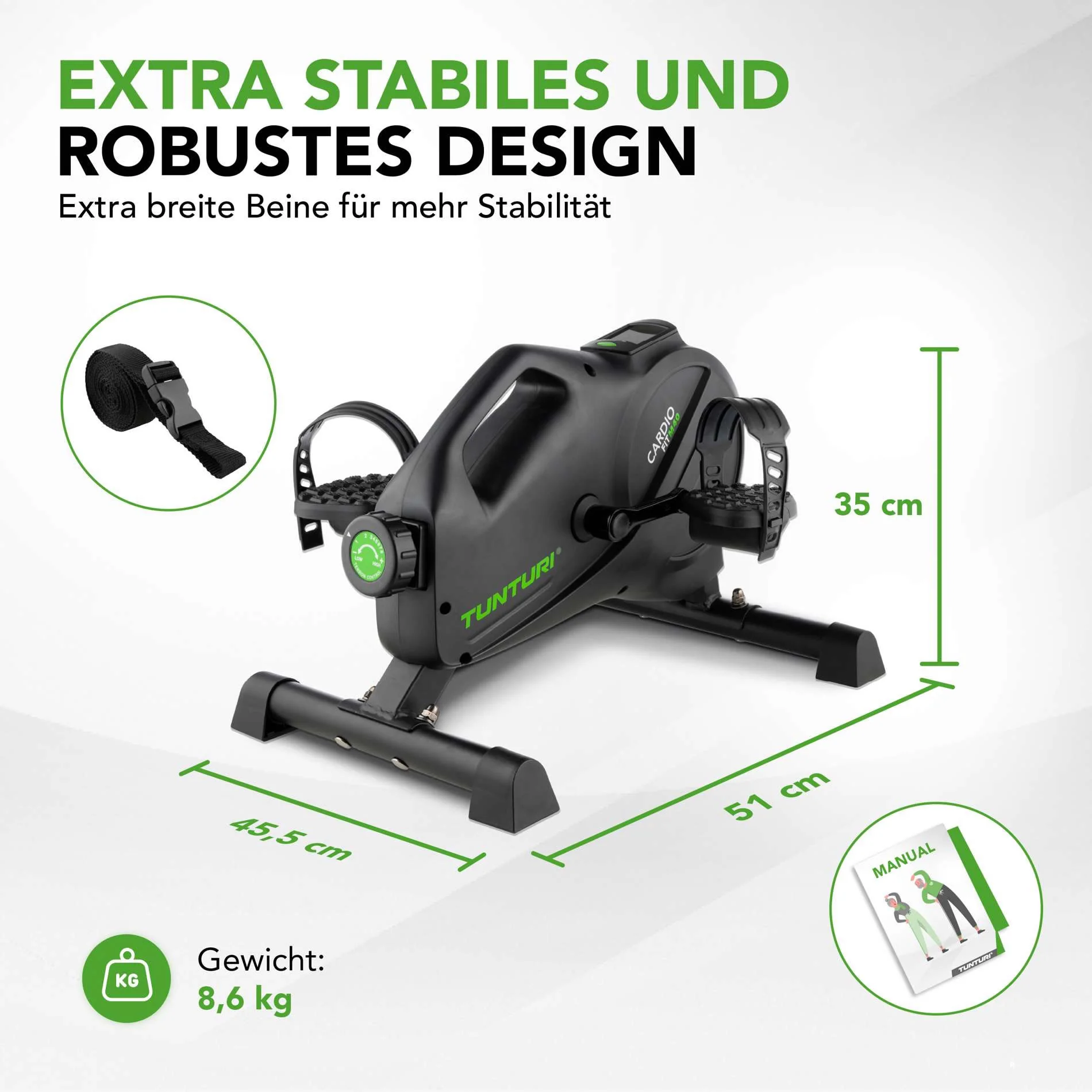 Tunturi Mini Heimtrainer Cardio Fit M40 - Image 7