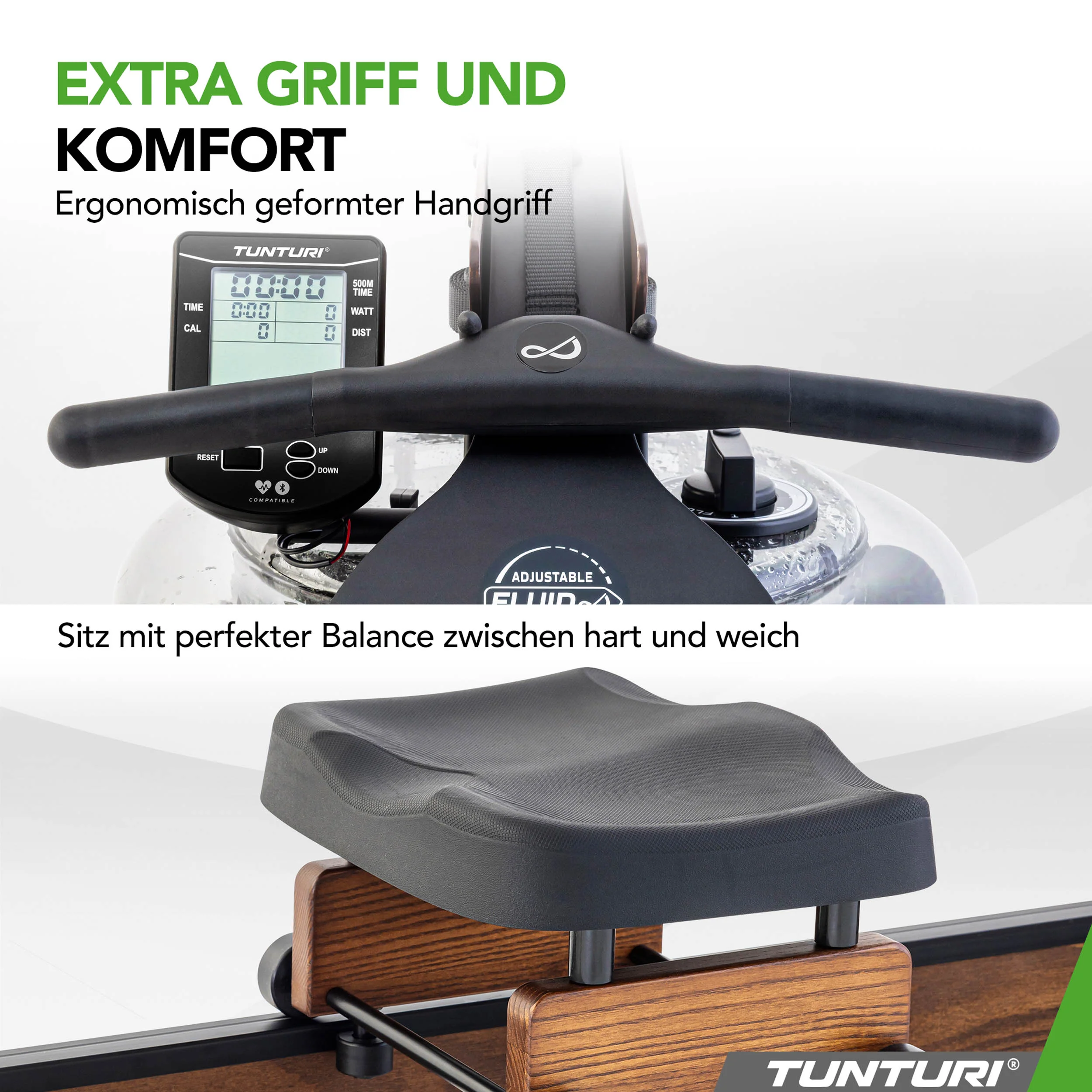 Tunturi Signature R90W Rudergerät by Fluid - Image 12