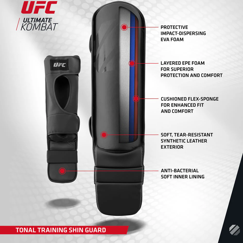 UFC PRO Tonal Grappling Shin Guard Schienbeinschutz - Image 37