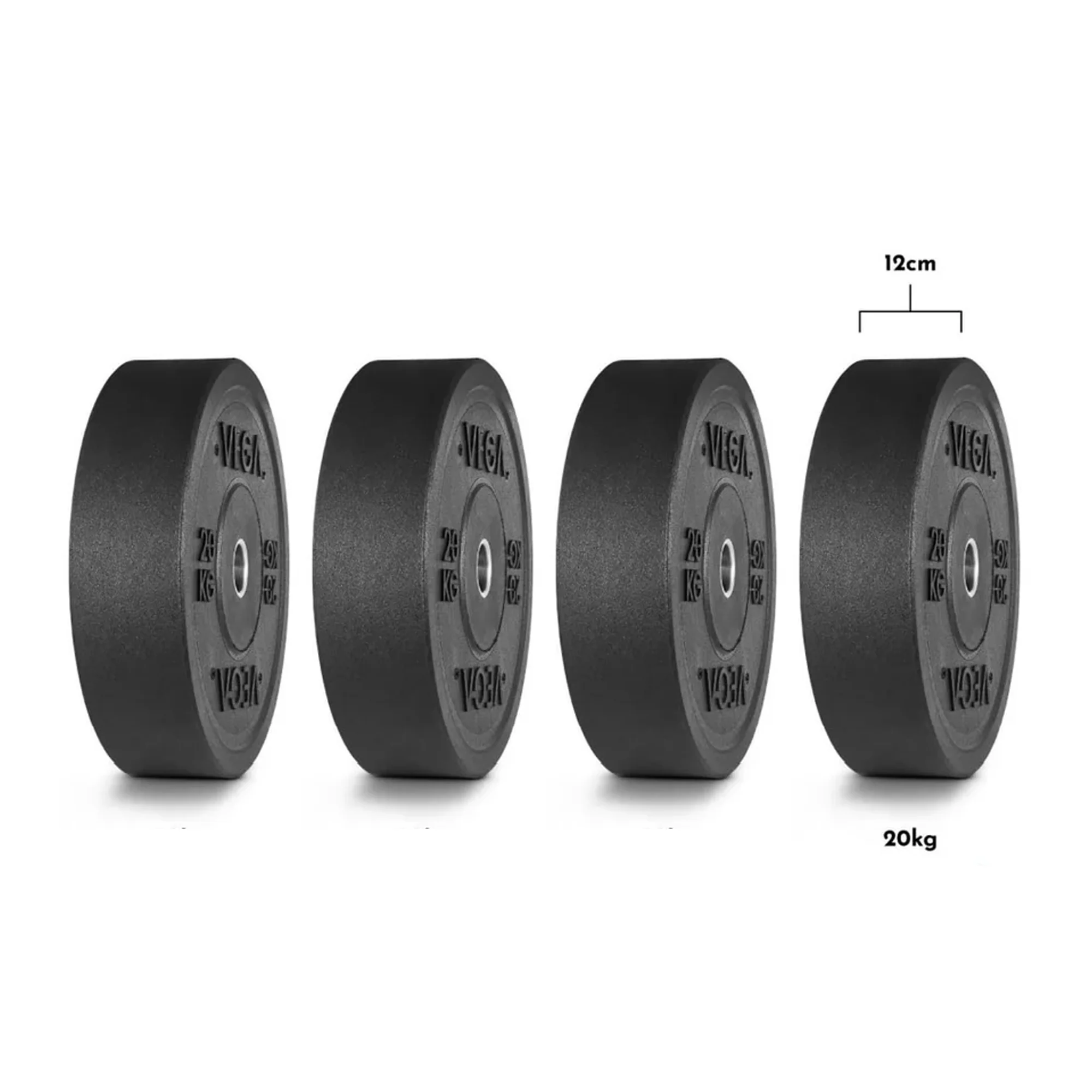 VEGA Bumper plates Set 160kg / Olympia Hantelscheiben - Image 2